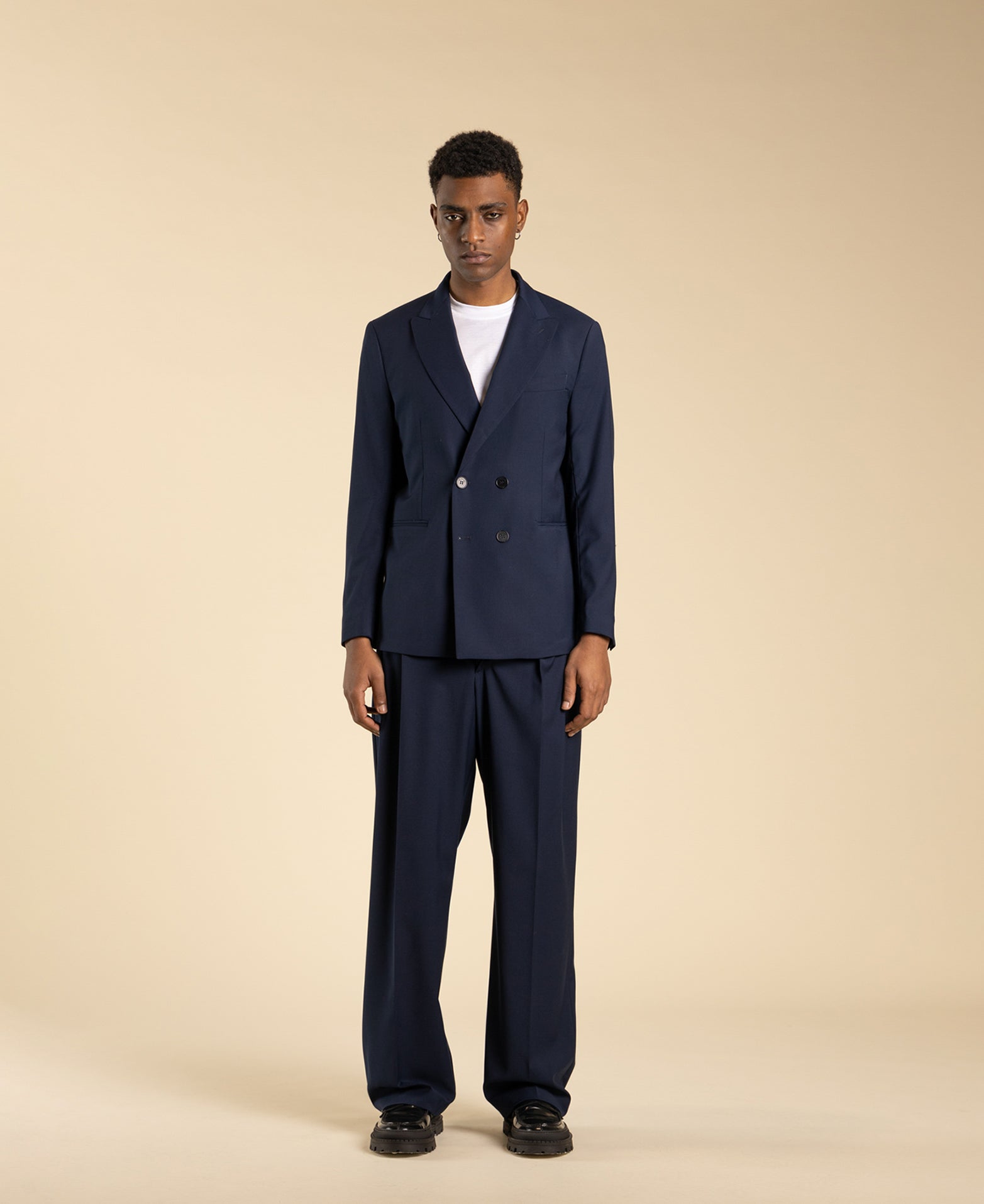 Double-breasted jacket - Blue