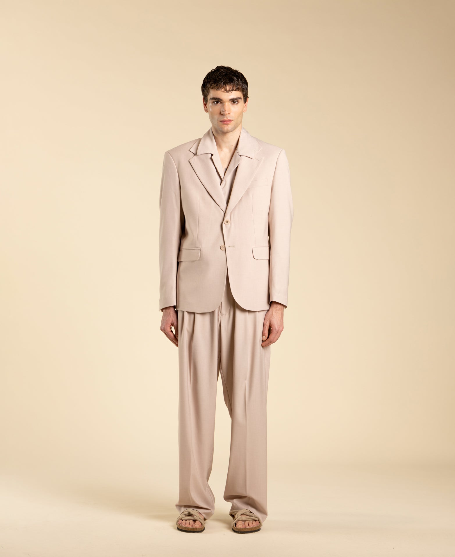 Single-breasted jacket - Powder pink
