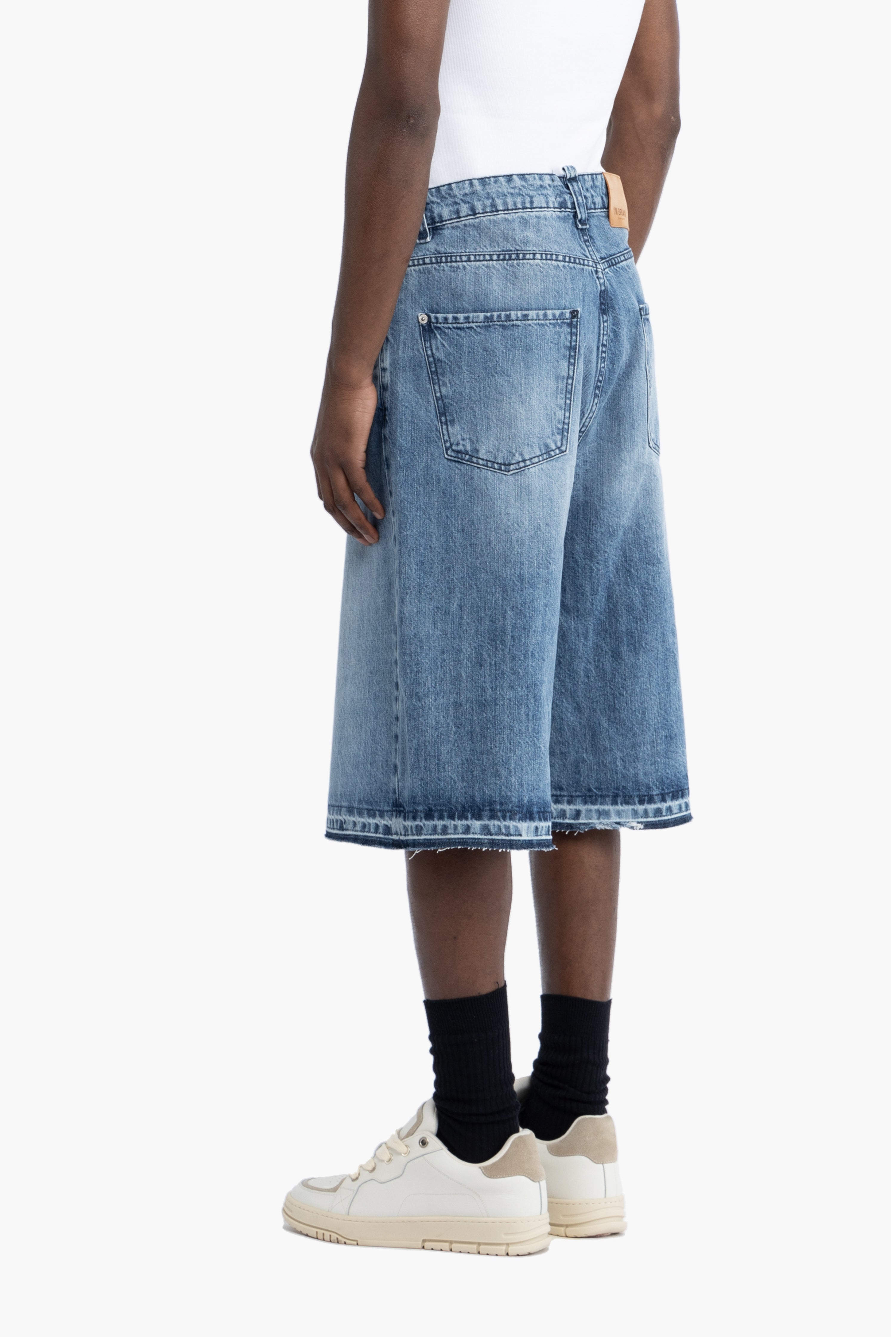 Bermuda in cotone denim