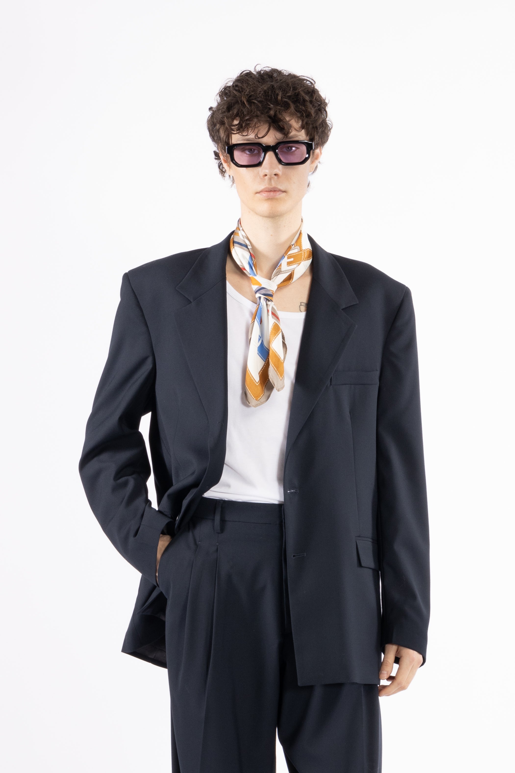 Giacca da abito oversize - Blu