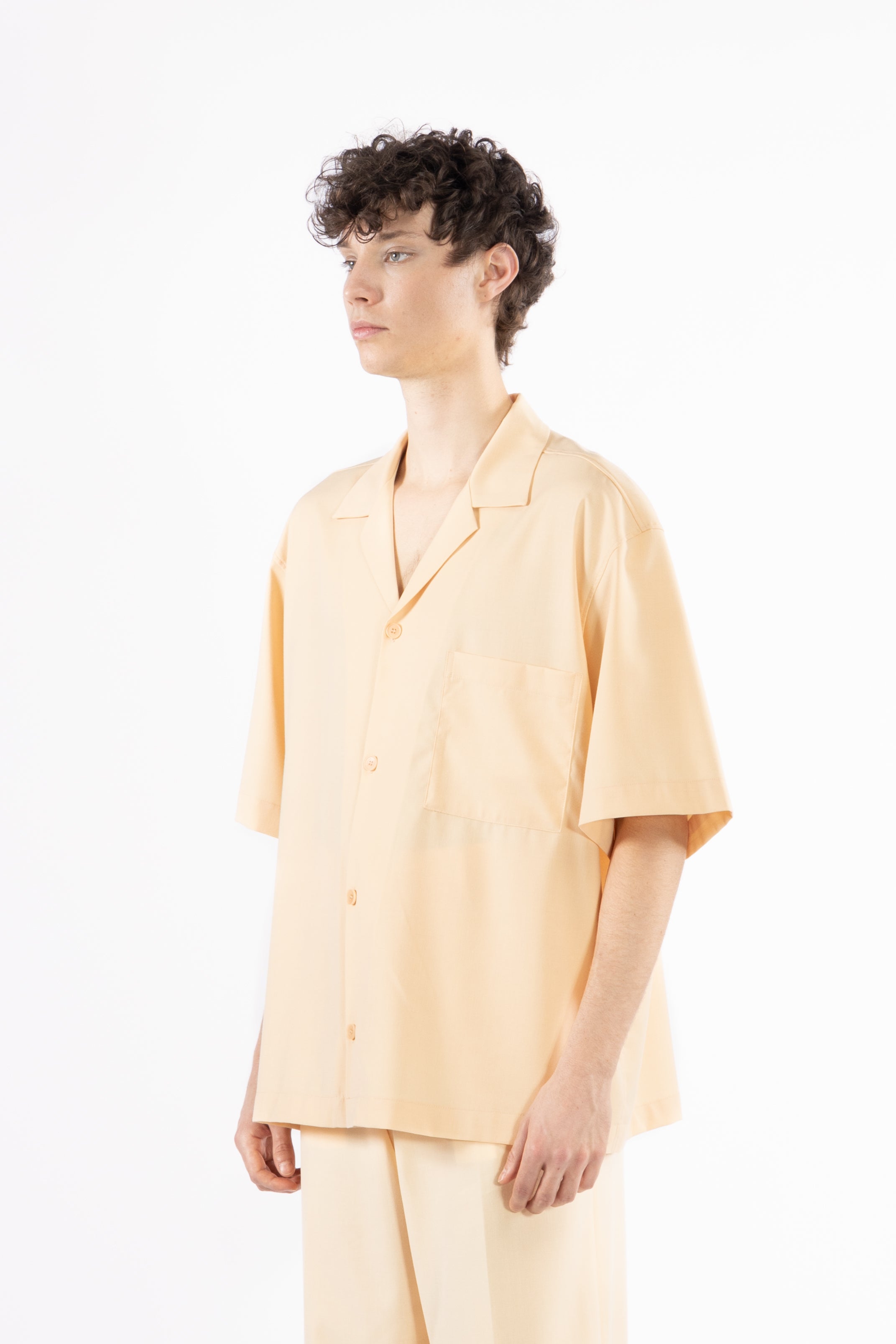 Camicia morbida collo aperto - Pesca