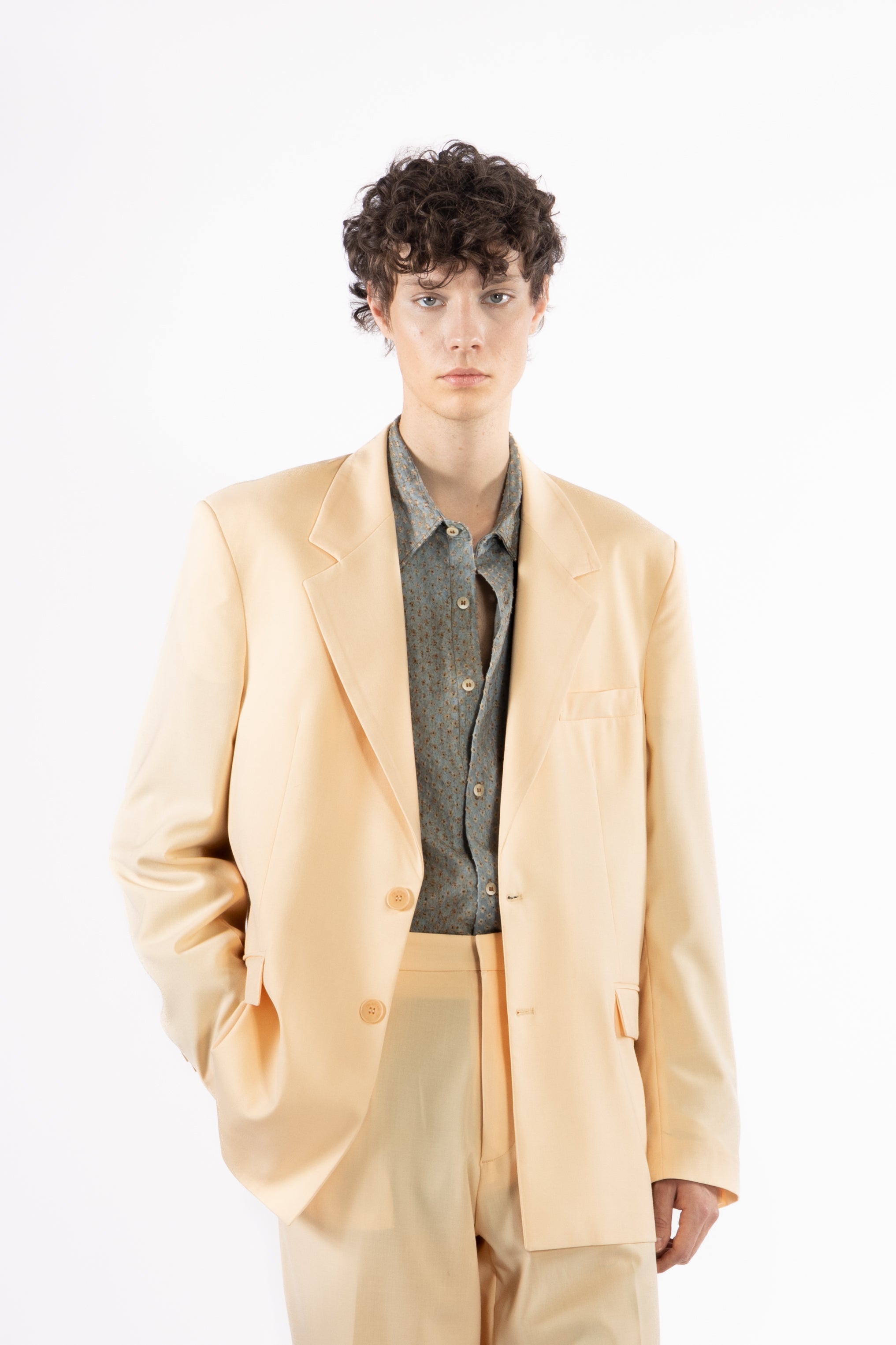 Giacca da abito oversize - Pesca