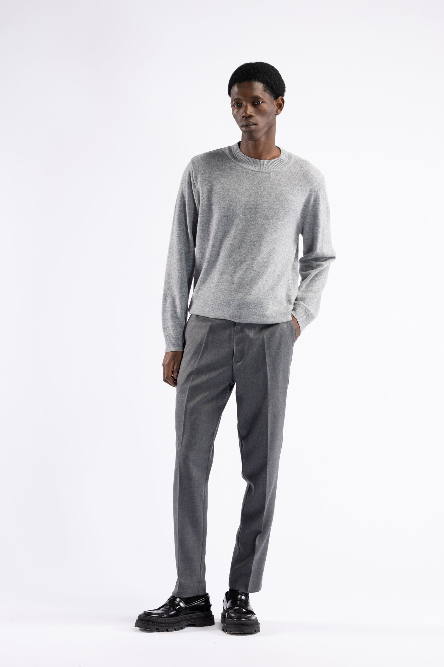 Pantalone da completo regolare - Grigio