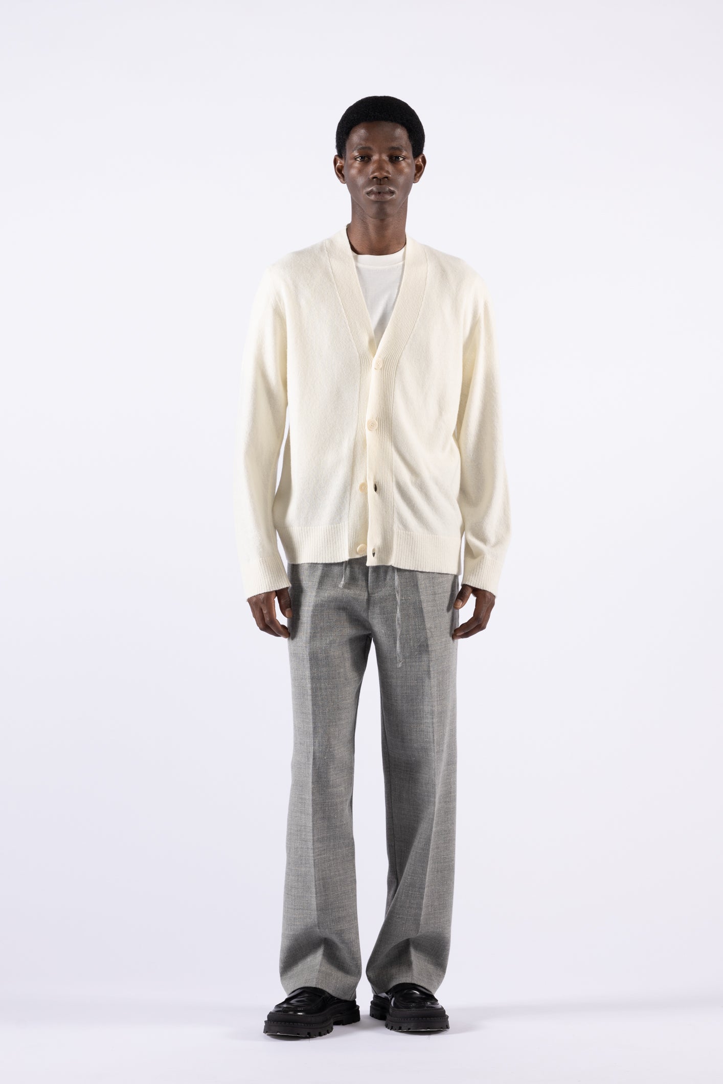 Wool Cardigan - Cream