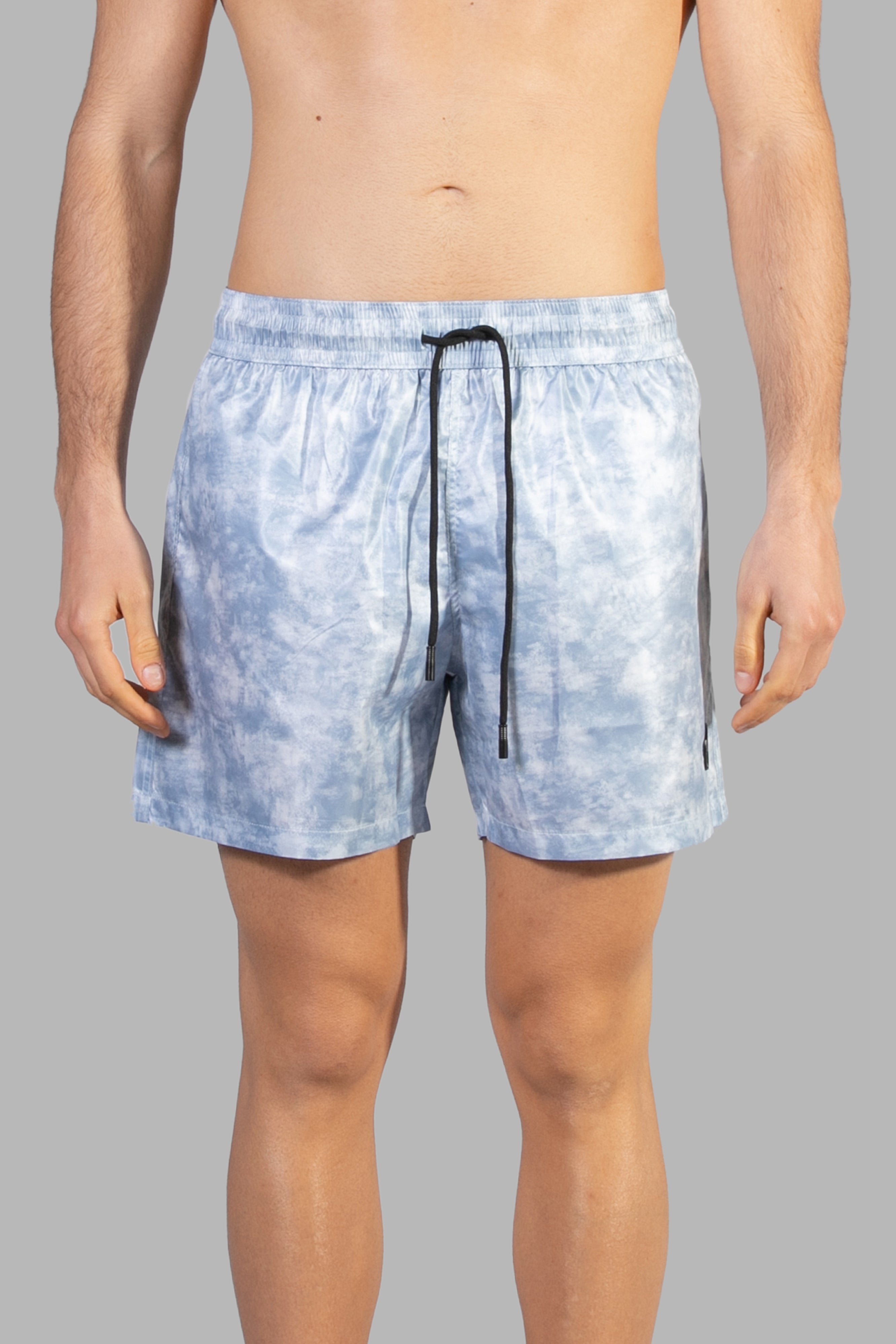 Costume with abstract cloud print