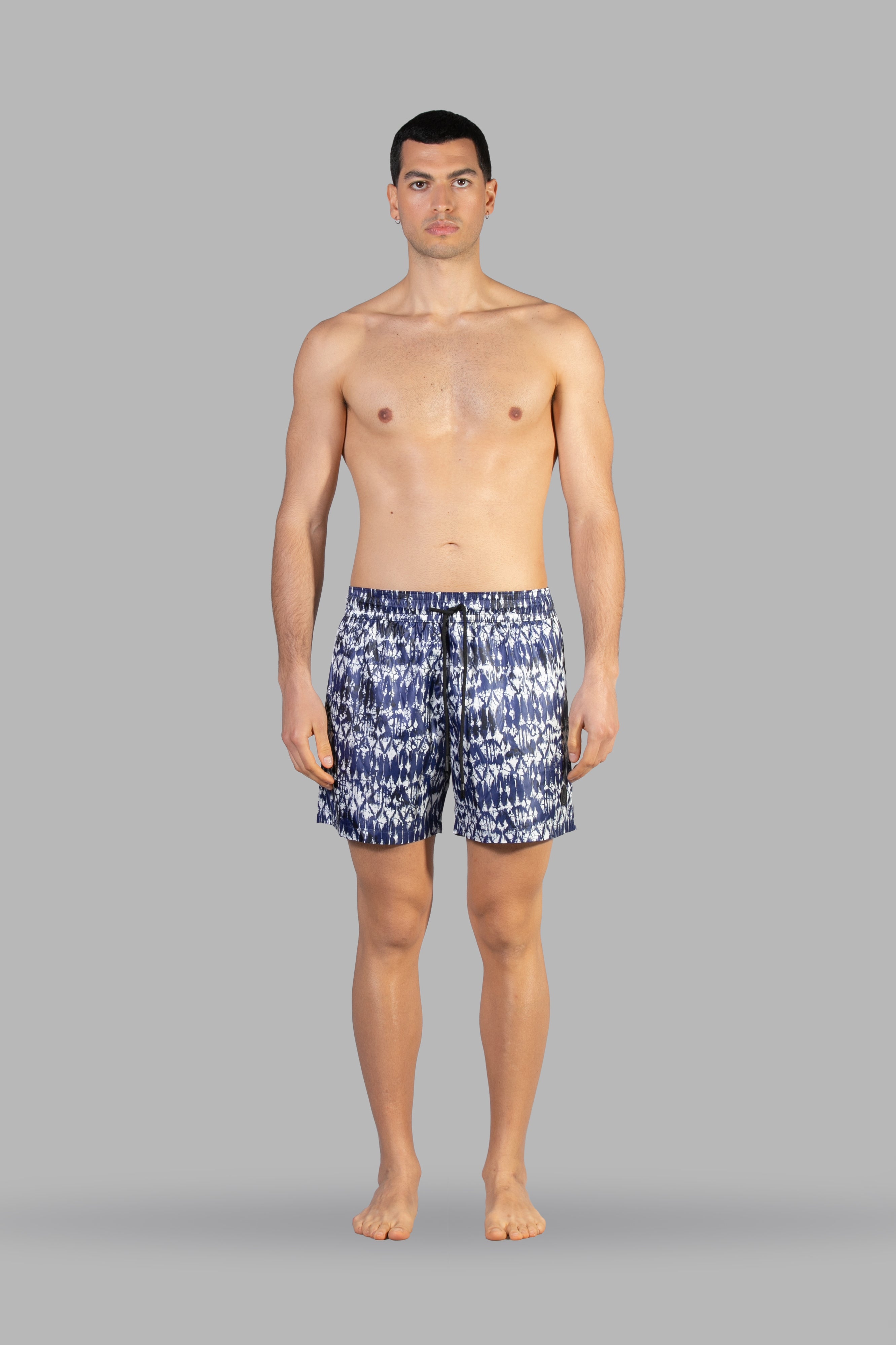 Costume with ethnic print