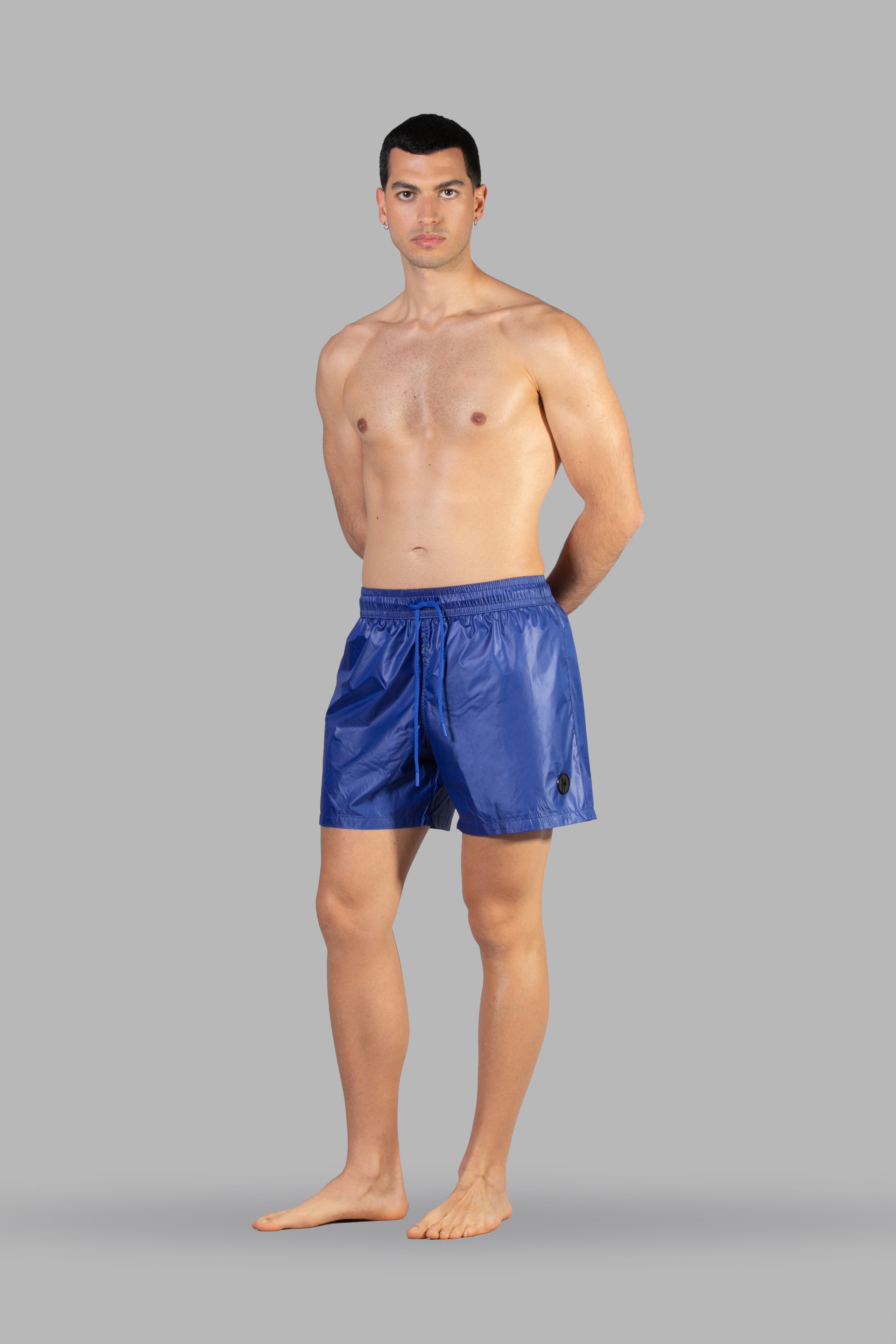 Solid Color Swimsuit - Royal