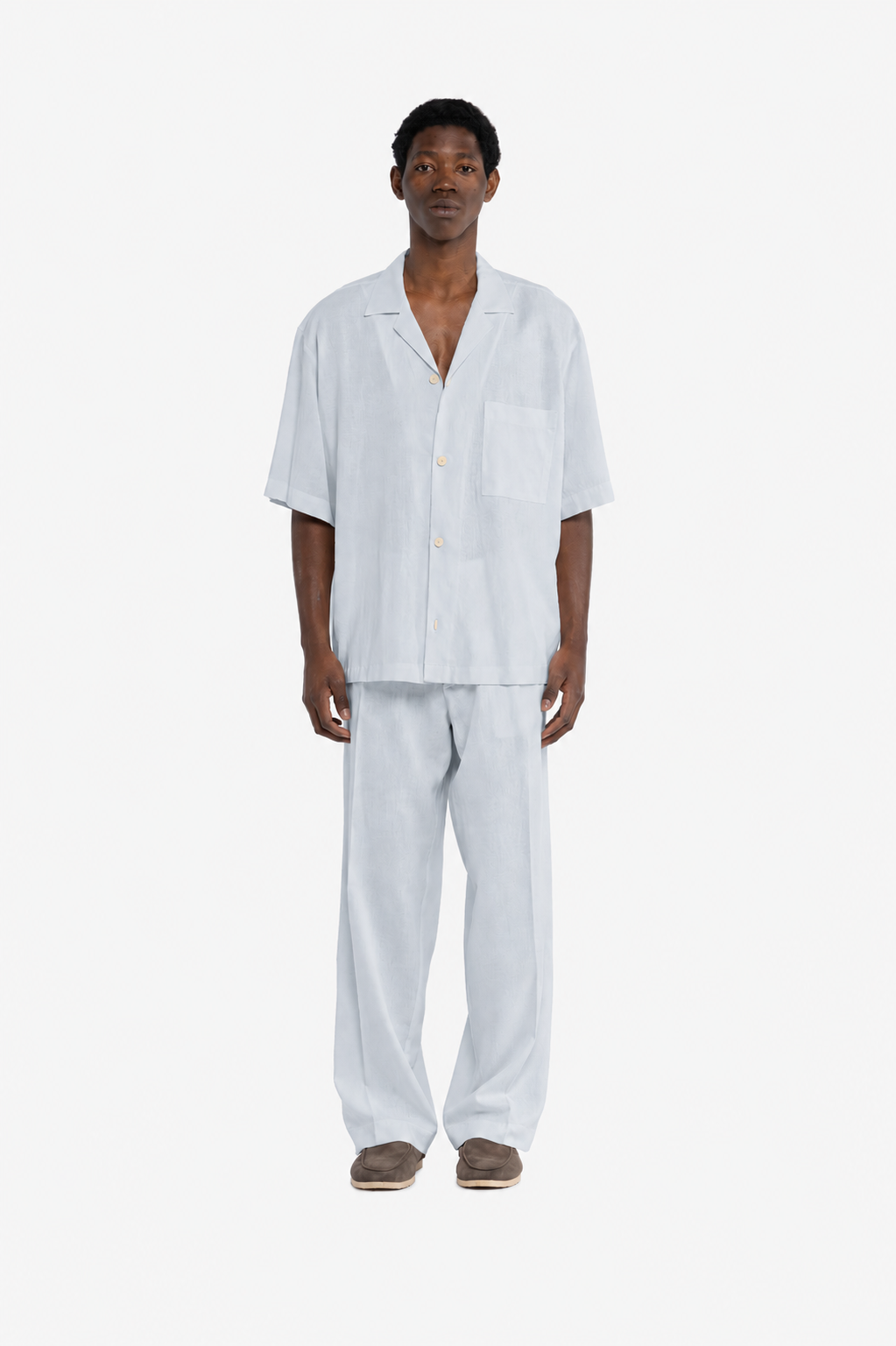 Pantalone in 100% lino - Polvere