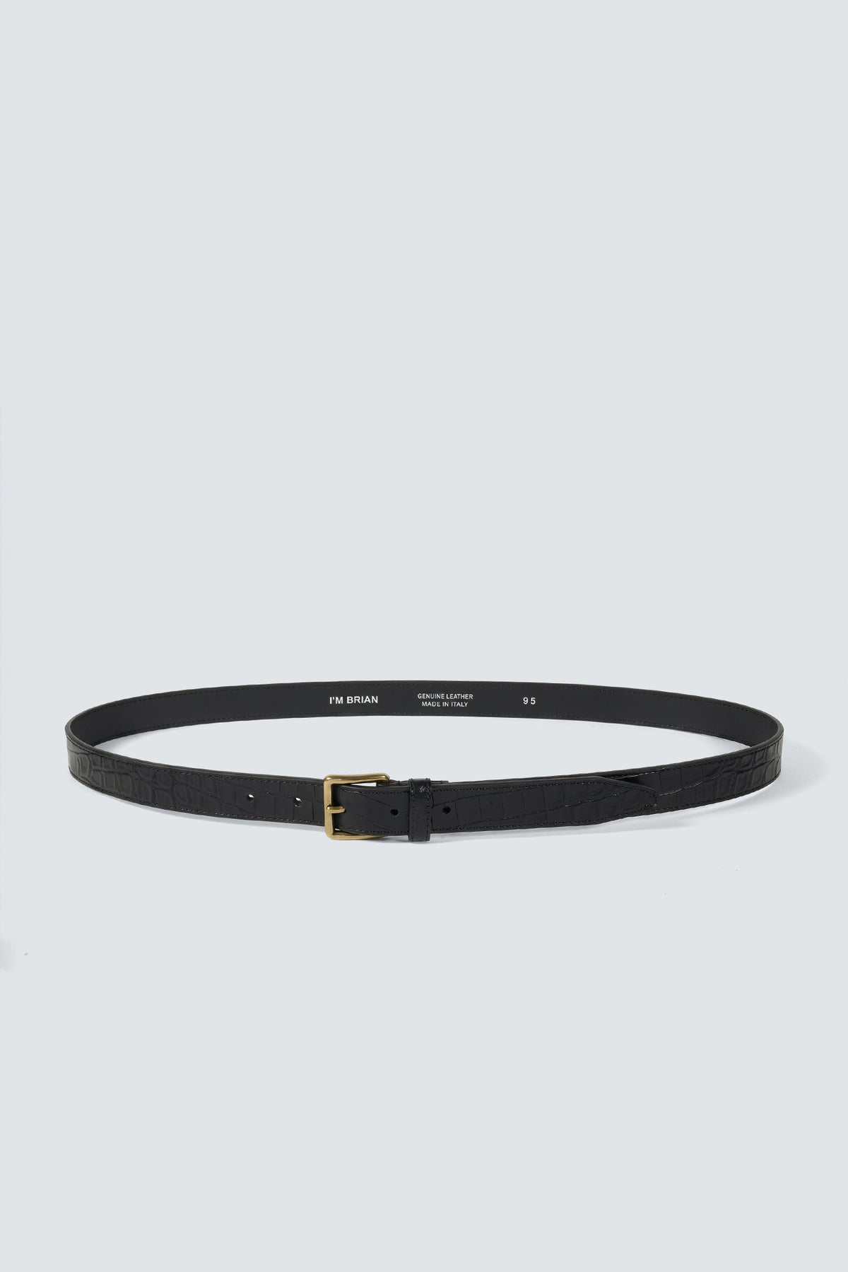Leather-effect clutch bag - Black