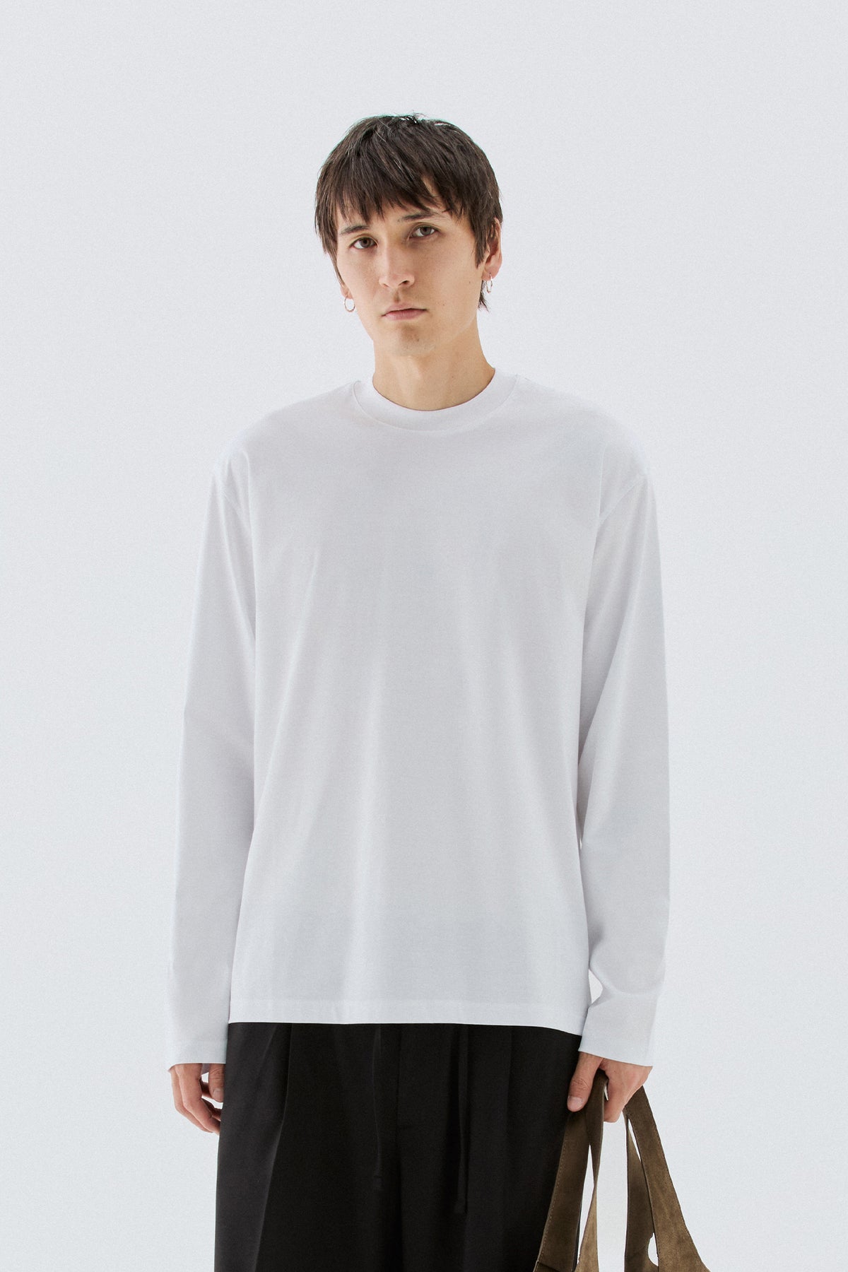 T-shirt in cotone mercerizzato - Bianco