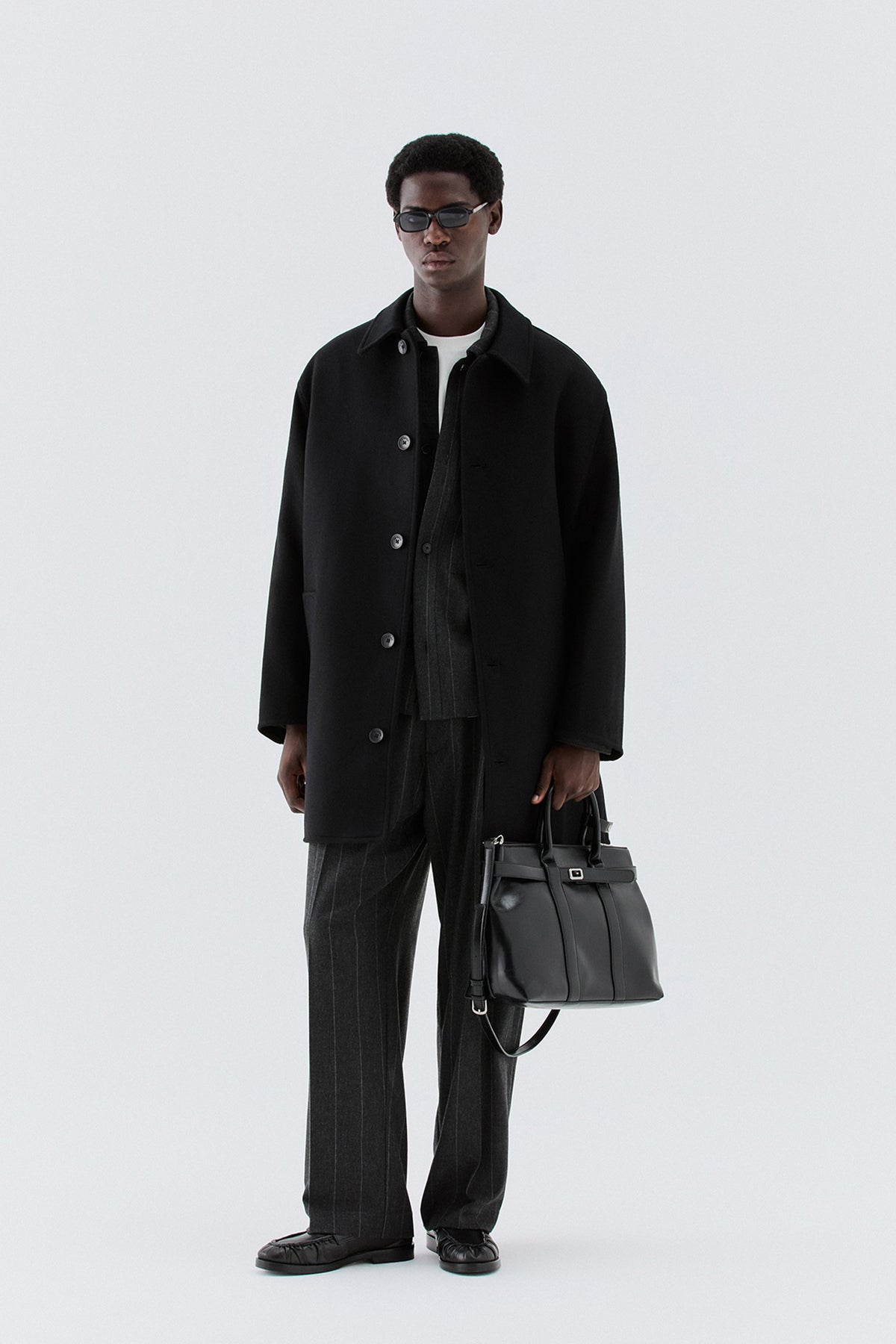 Cappotto in lana - Nero