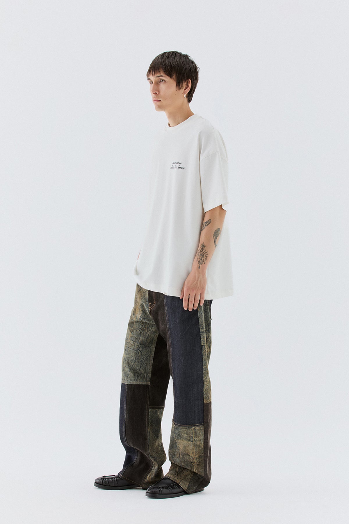 T-shirt in jersey oversize - Off white