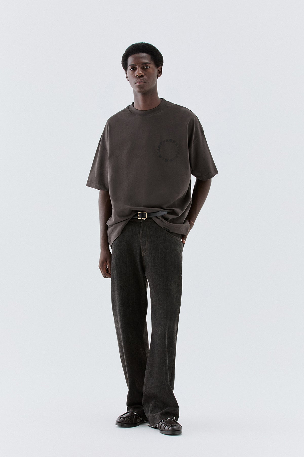 T-shirt in jersey oversize - Moro