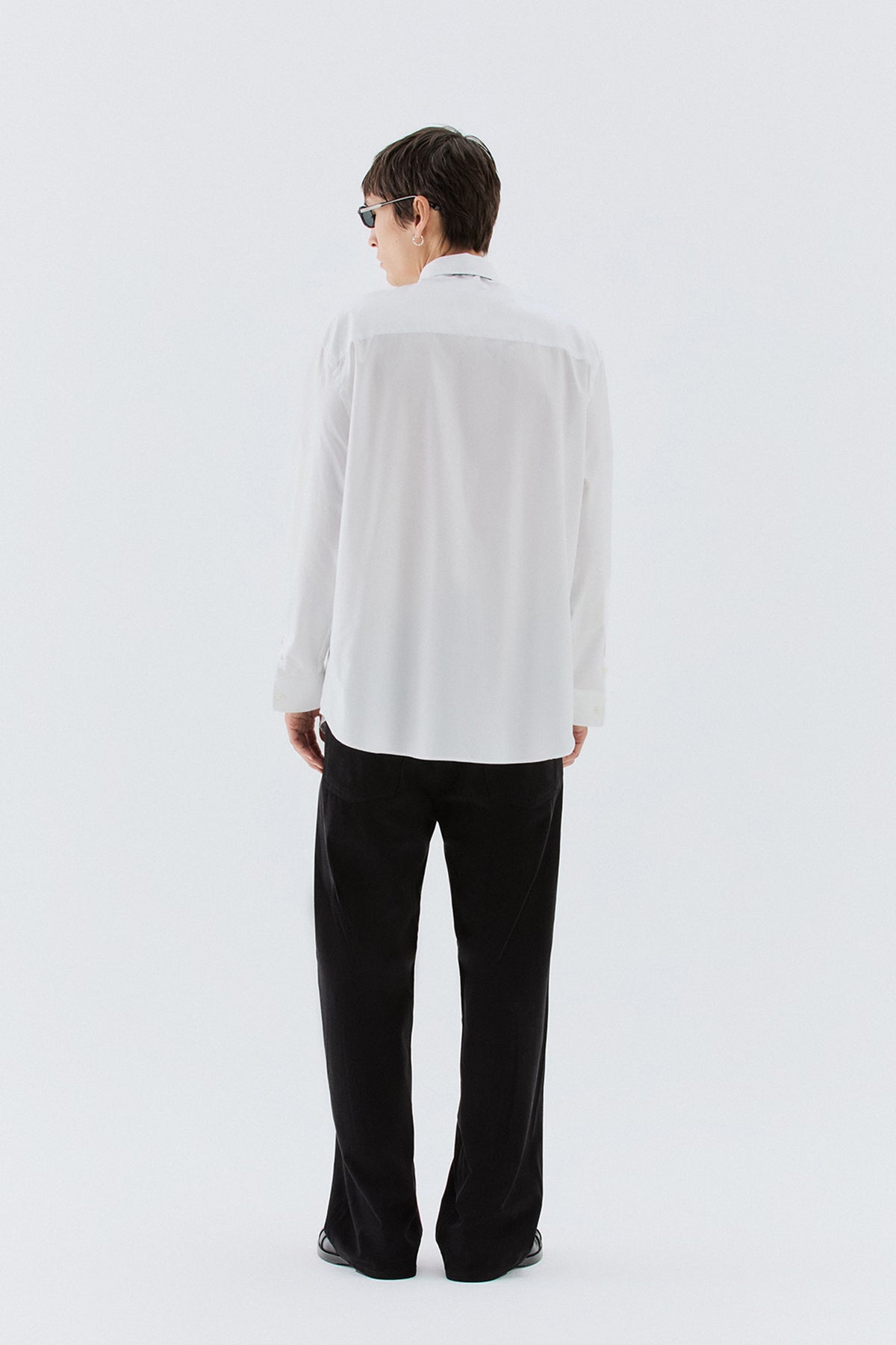 Pantaloni larghi velluto a coste - Nero