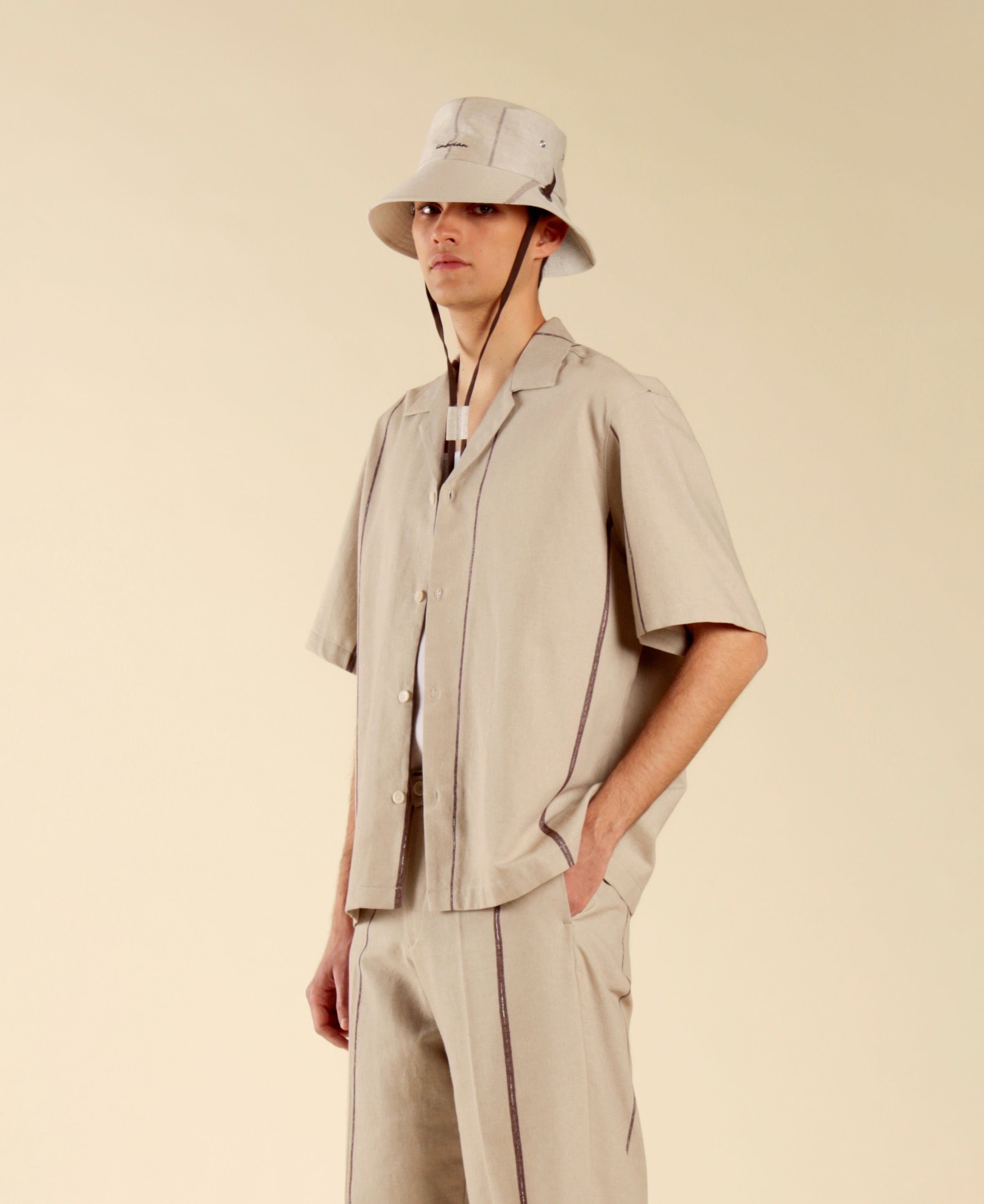 Cotton blend bucket hat