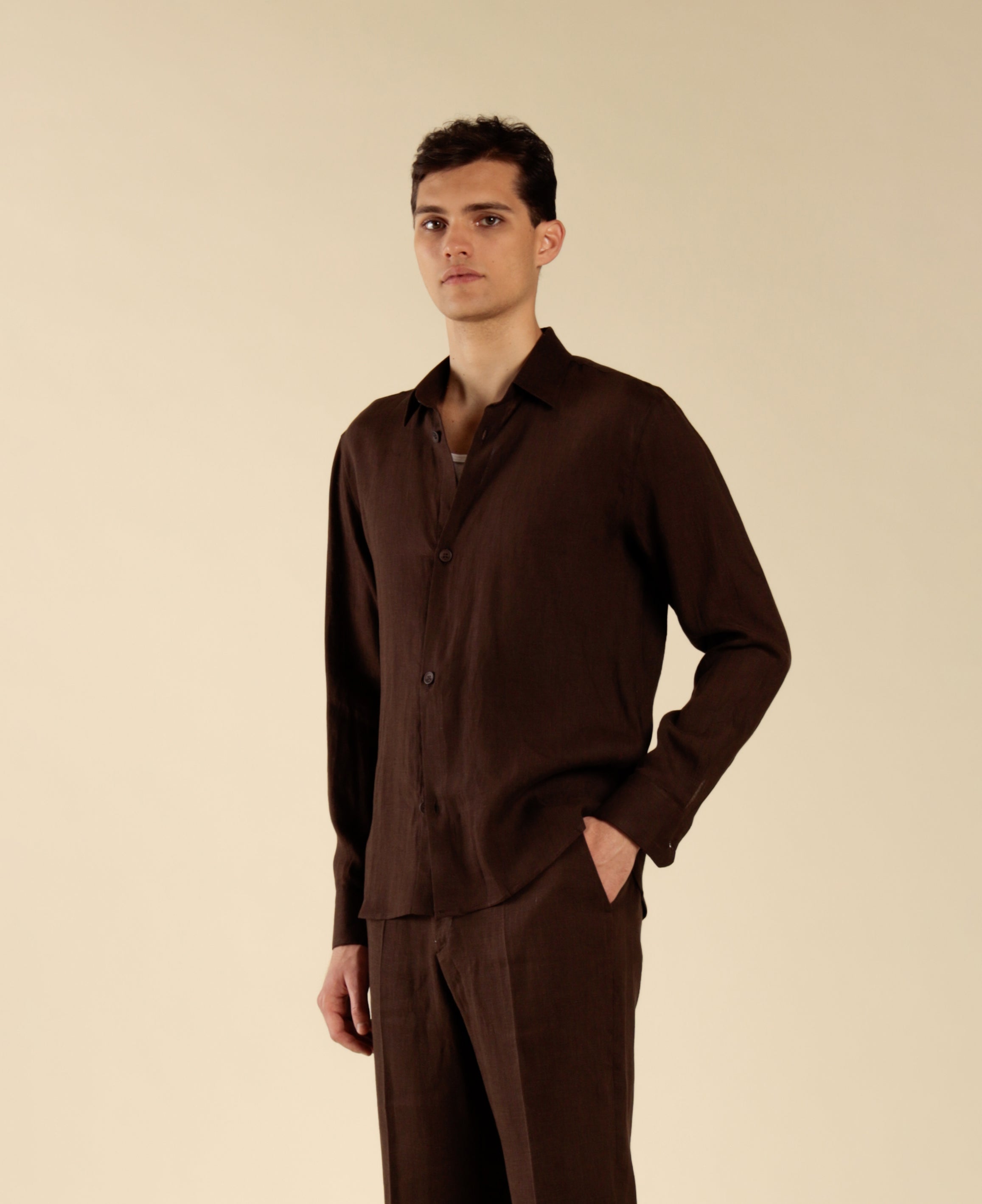 100% linen shirt - Moro