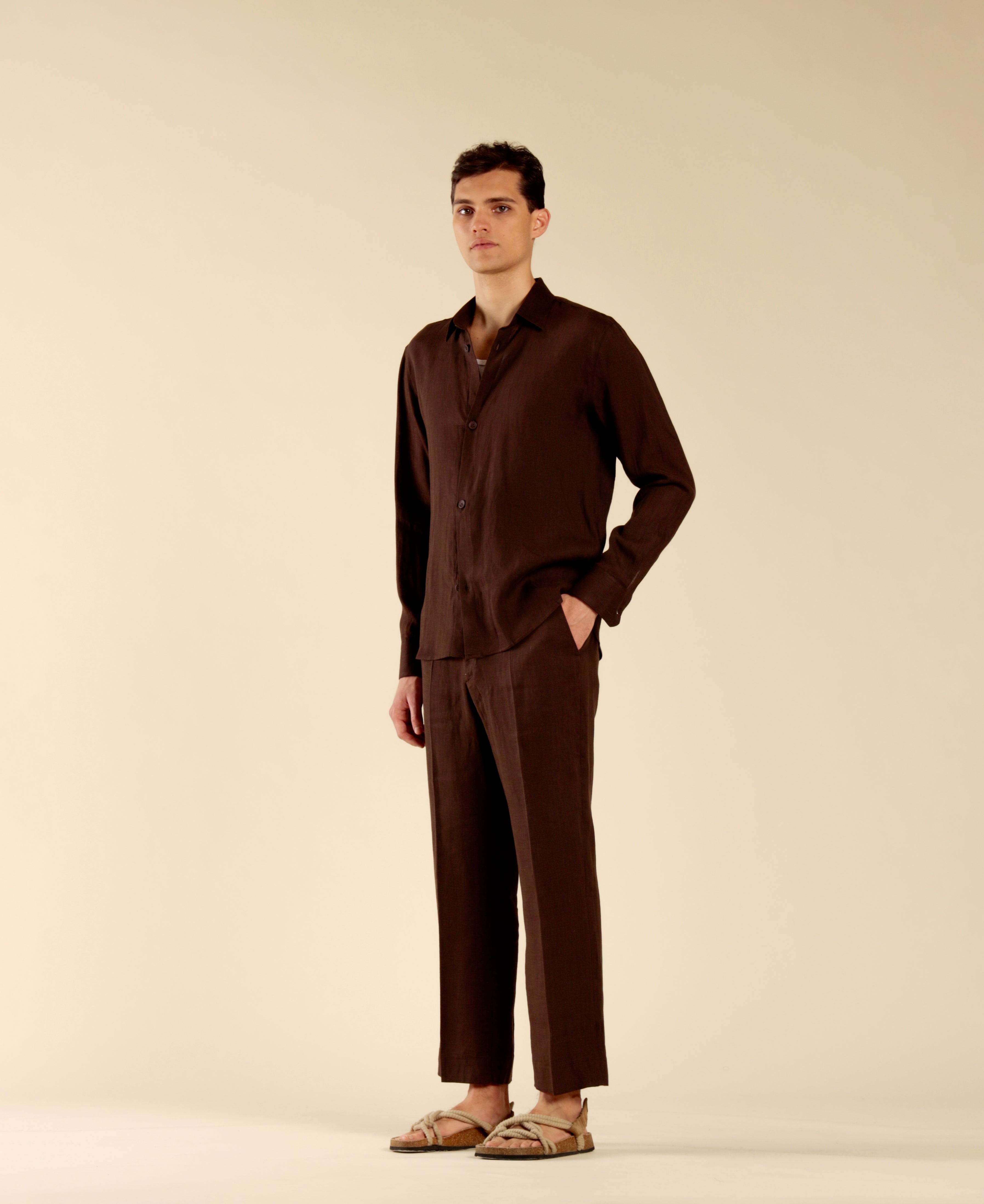 100% linen shirt - Moro