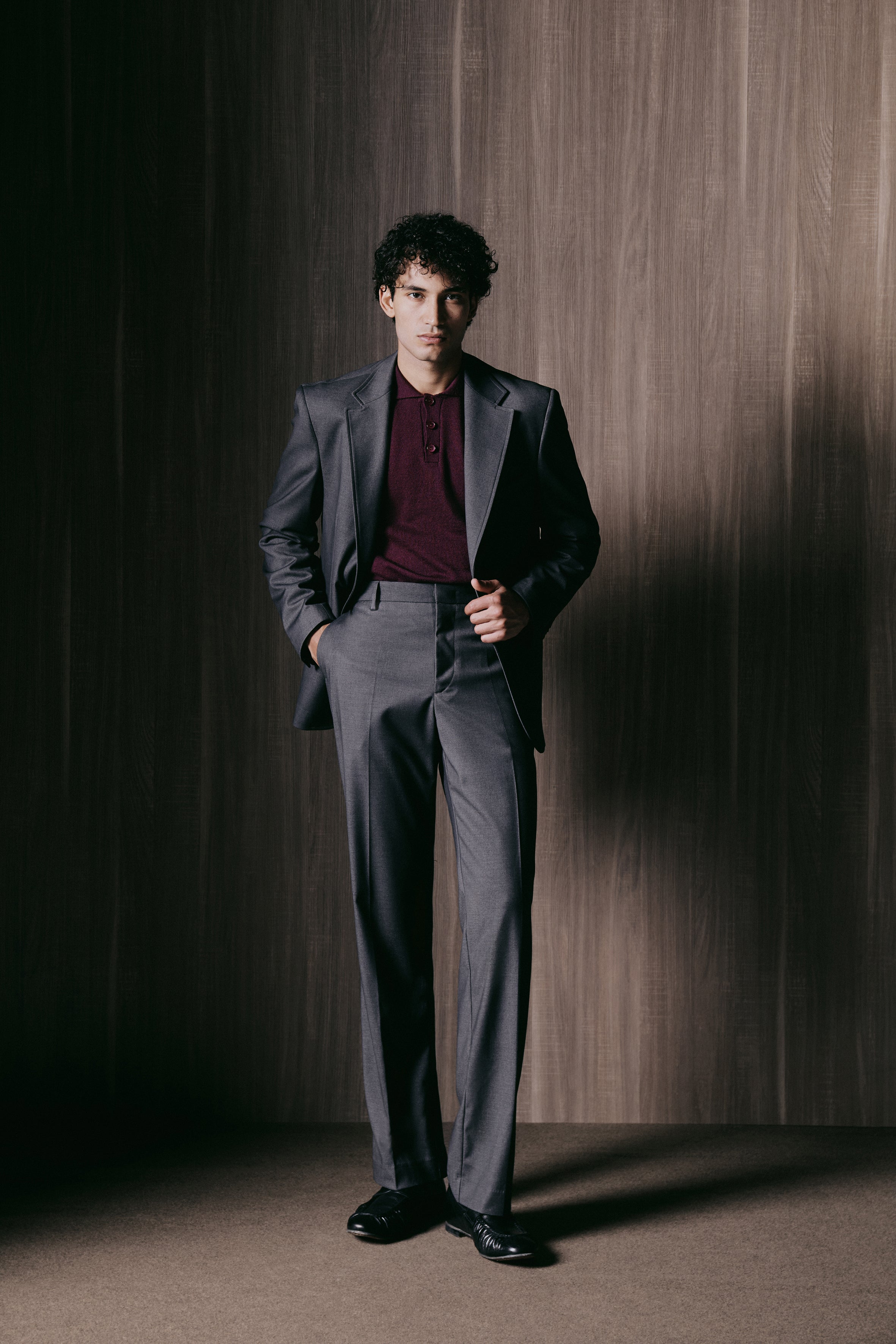Pantaloni dritti - Grigio