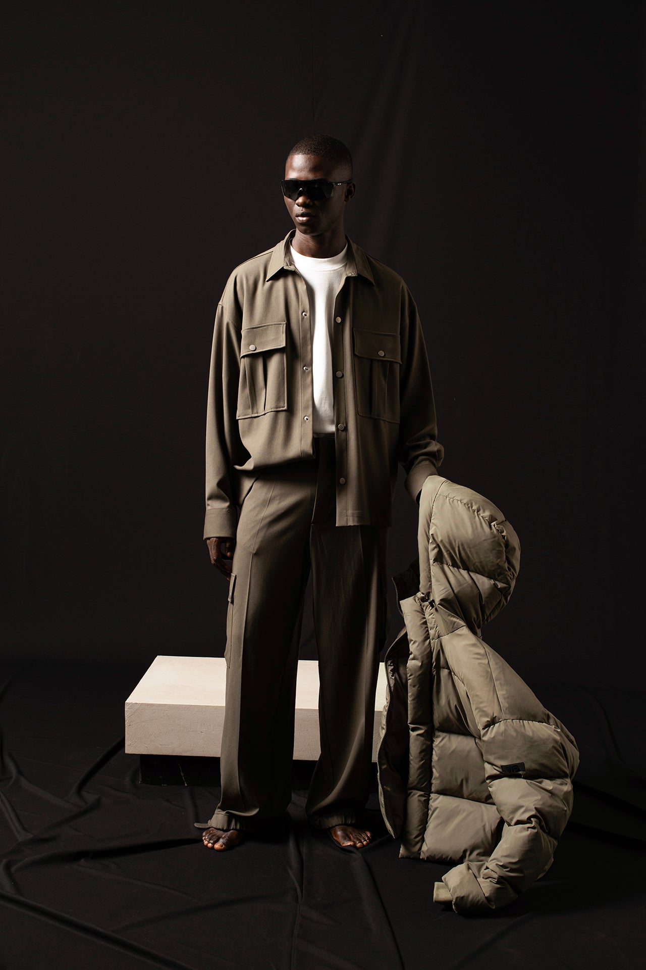 Shirt with pockets - Green