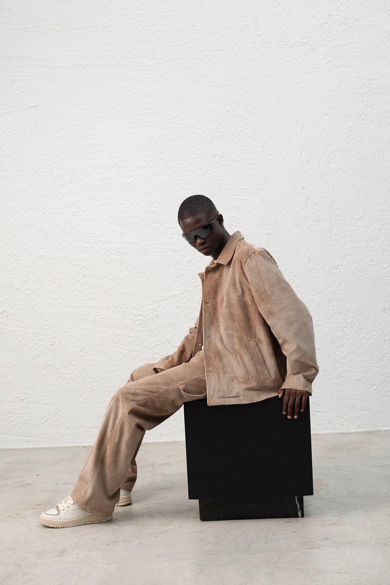 Cotton corduroy shirt jacket