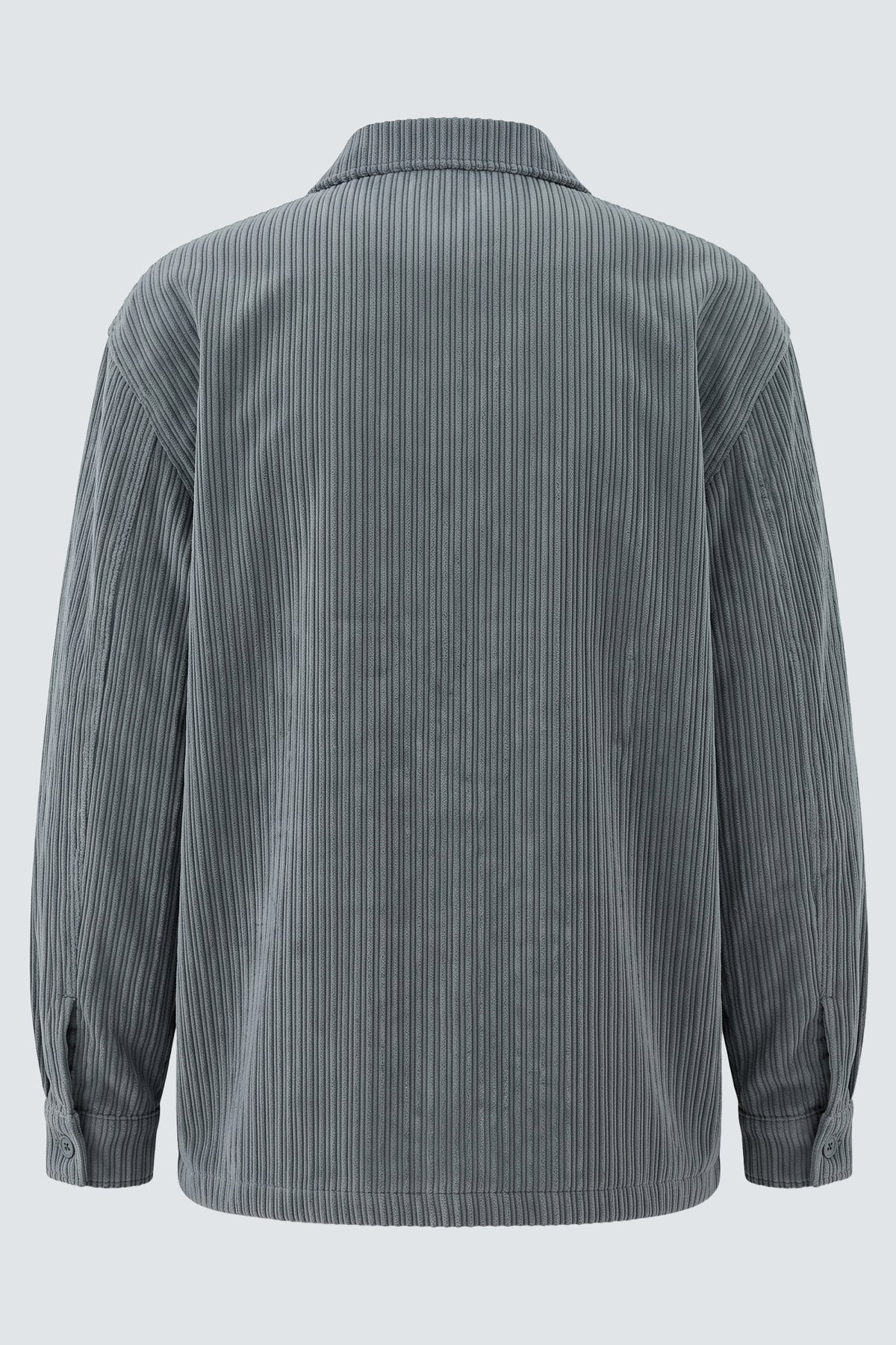Camicia effetto velluto a coste - Grigio