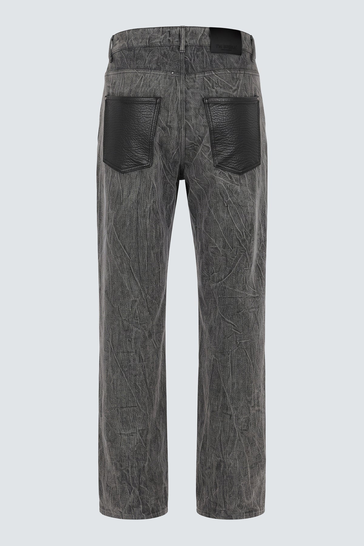 Jeans flare tasche a contrasto