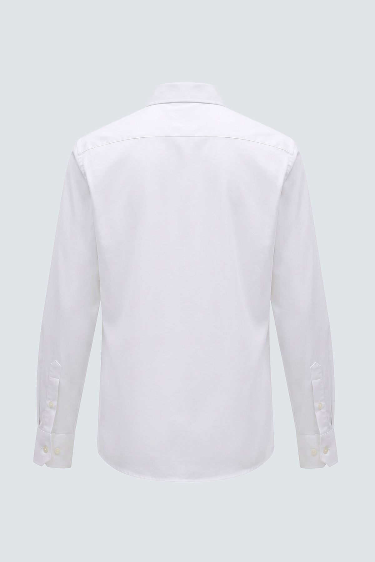 Regular Fit Cotton Dress Shirt - White