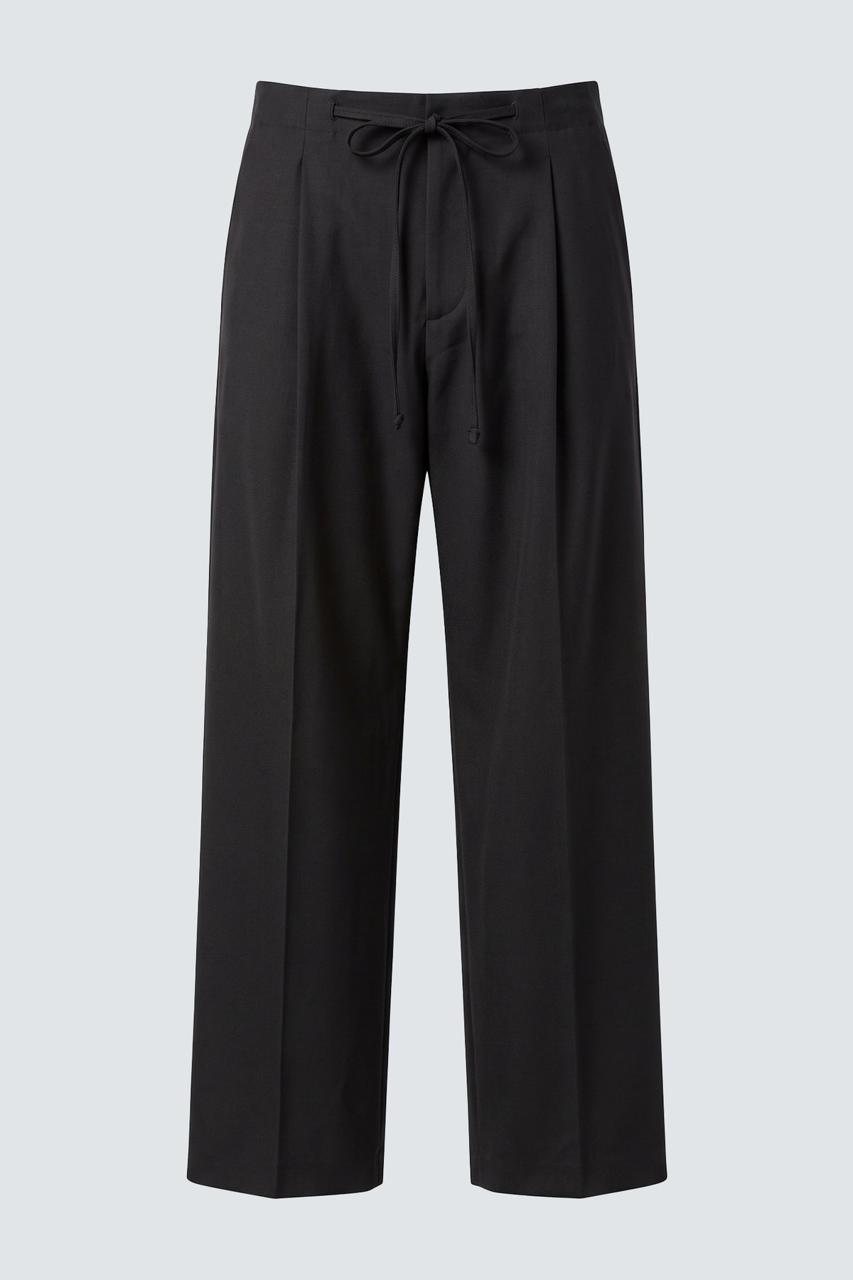 Pantaloni larghi con coulisse - Moro