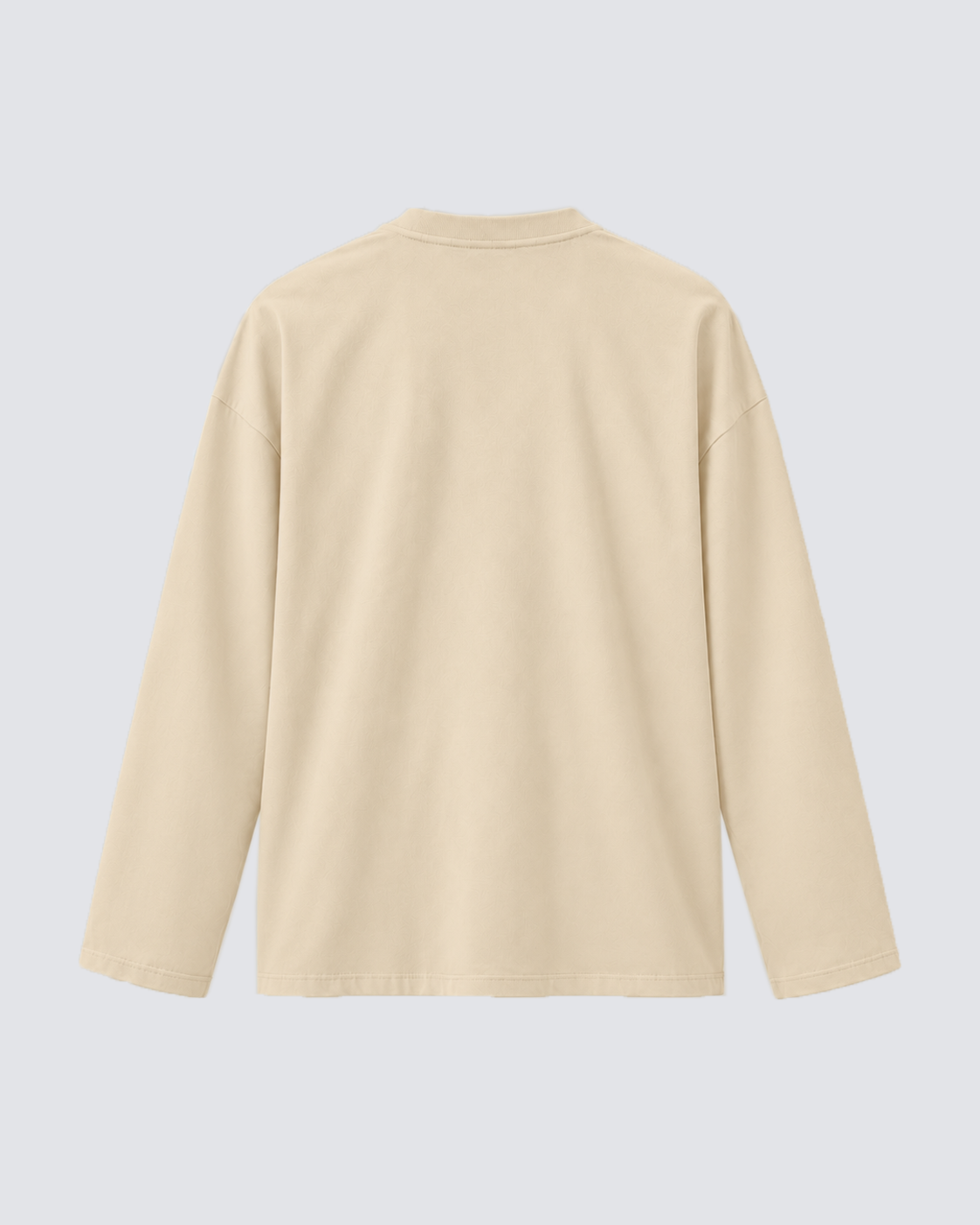T-shirt in jersey con logo - Beige