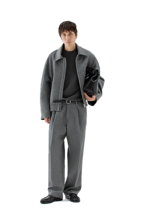 LOOK 05 — GREY TAILORING