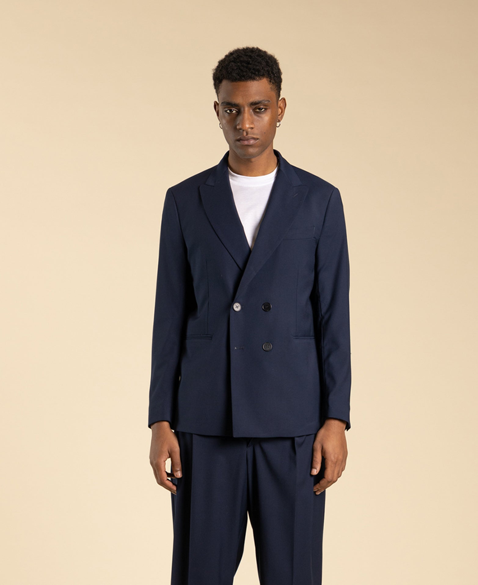 Double-breasted jacket - Blue