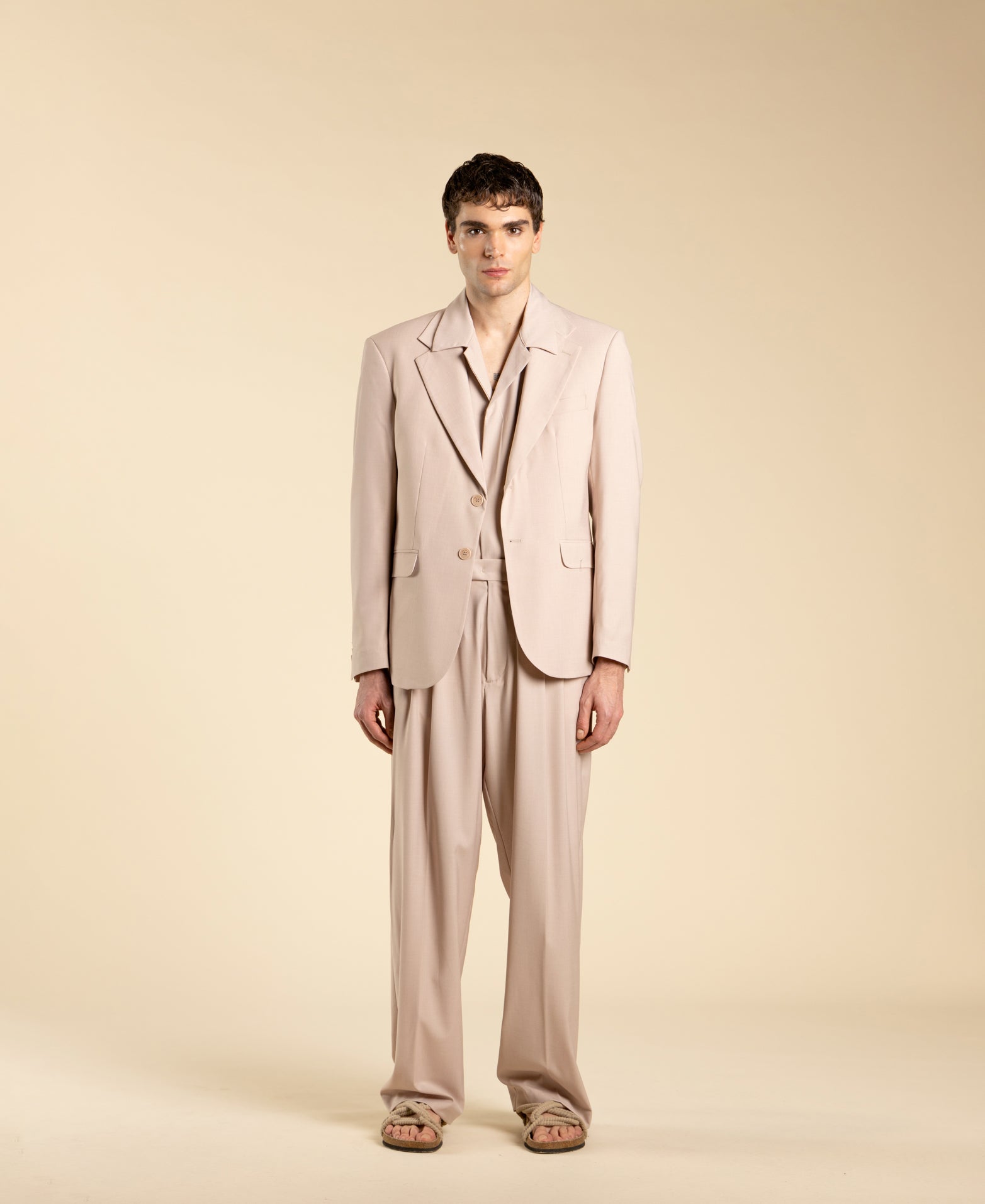 Single-breasted jacket - Powder pink