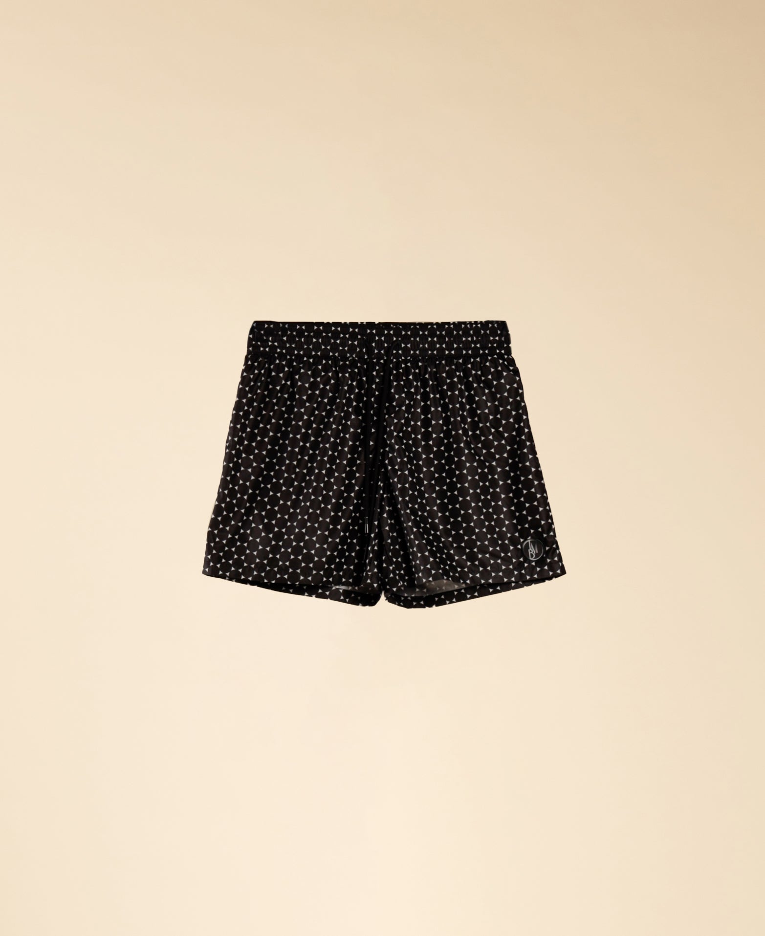 Reverse Polka Dot Print Swimsuit