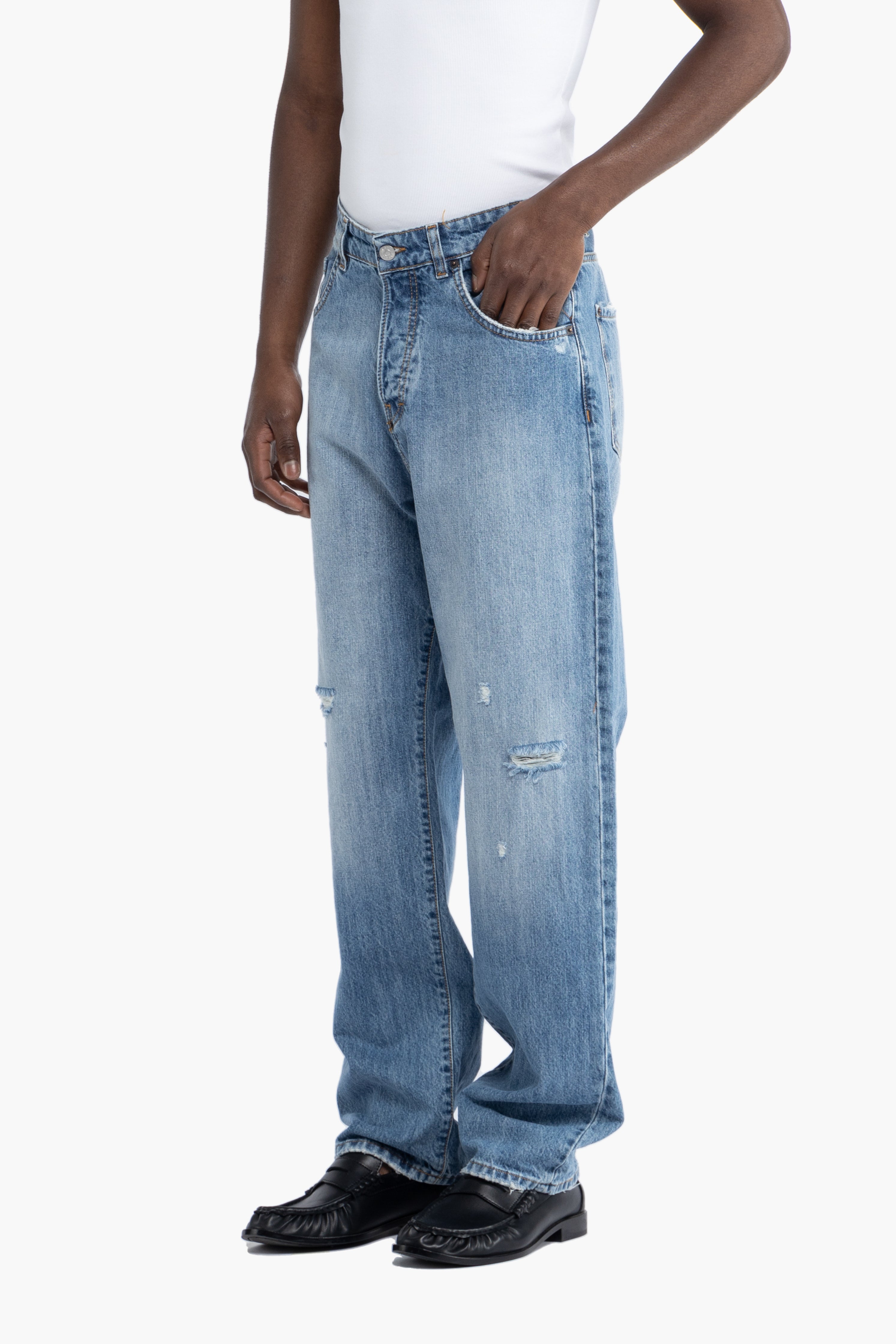 Jeans gamba dritta