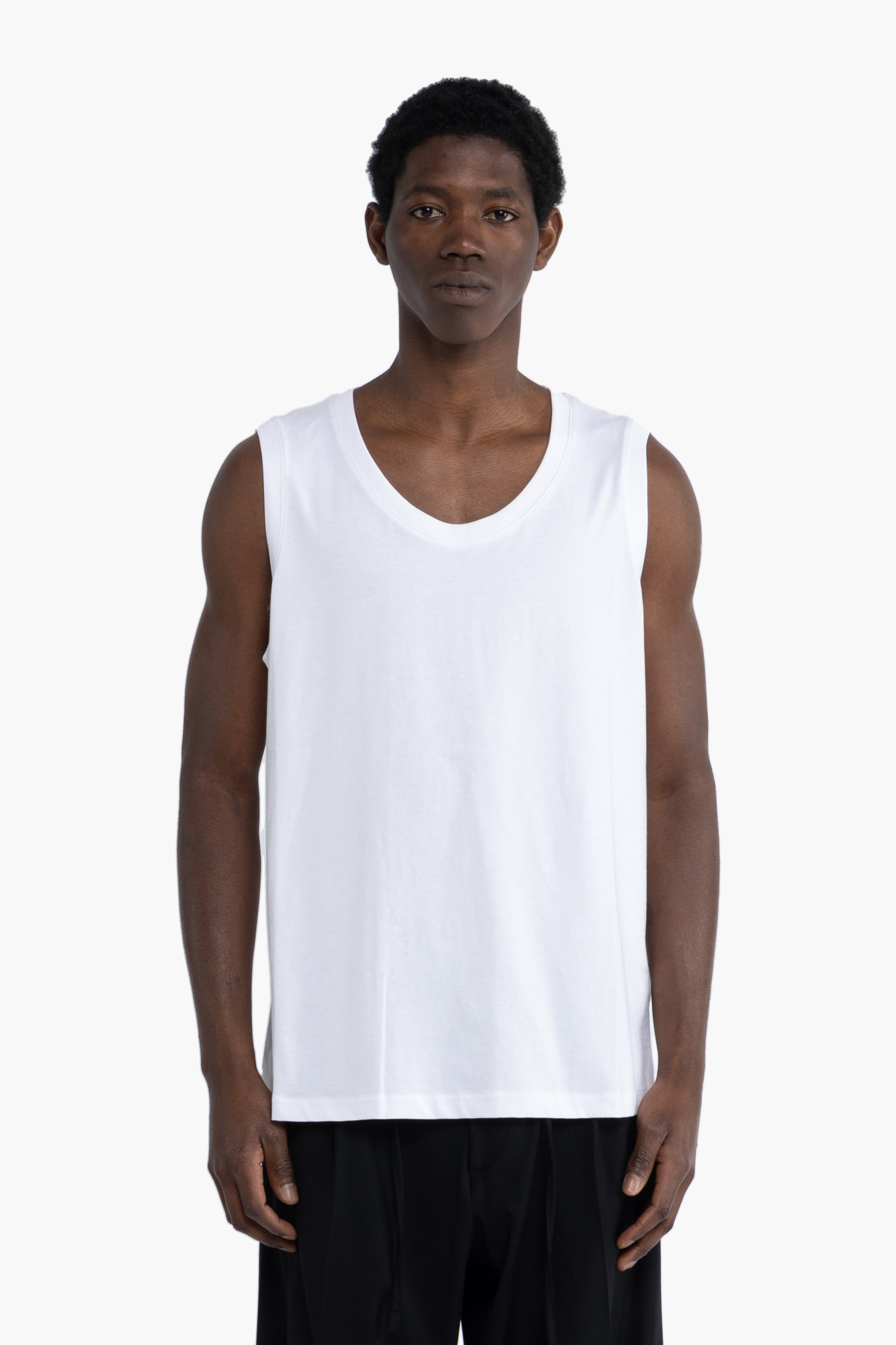 Canotta ampia in cotone - Bianco