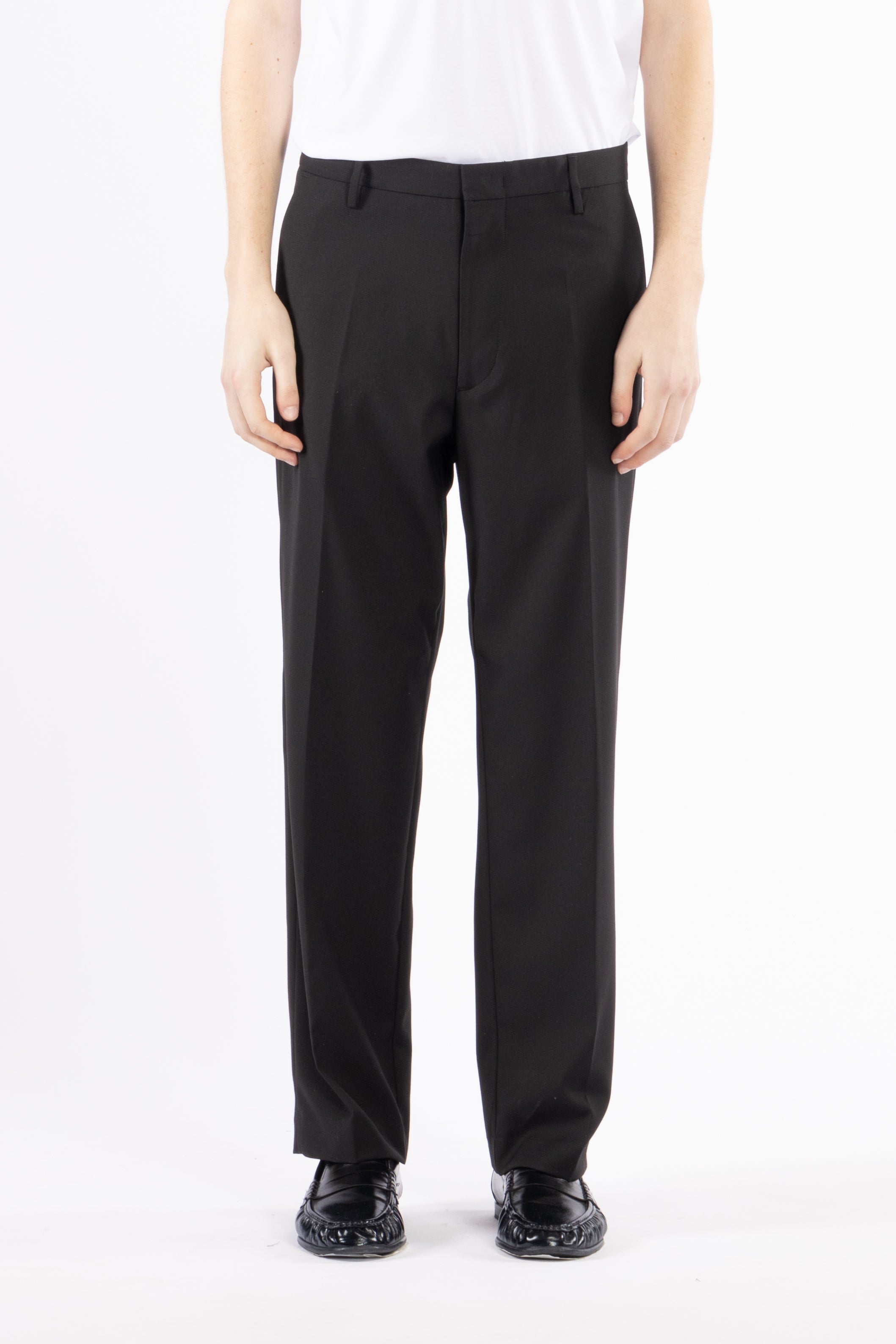 Pantalone gamba dritta - Nero