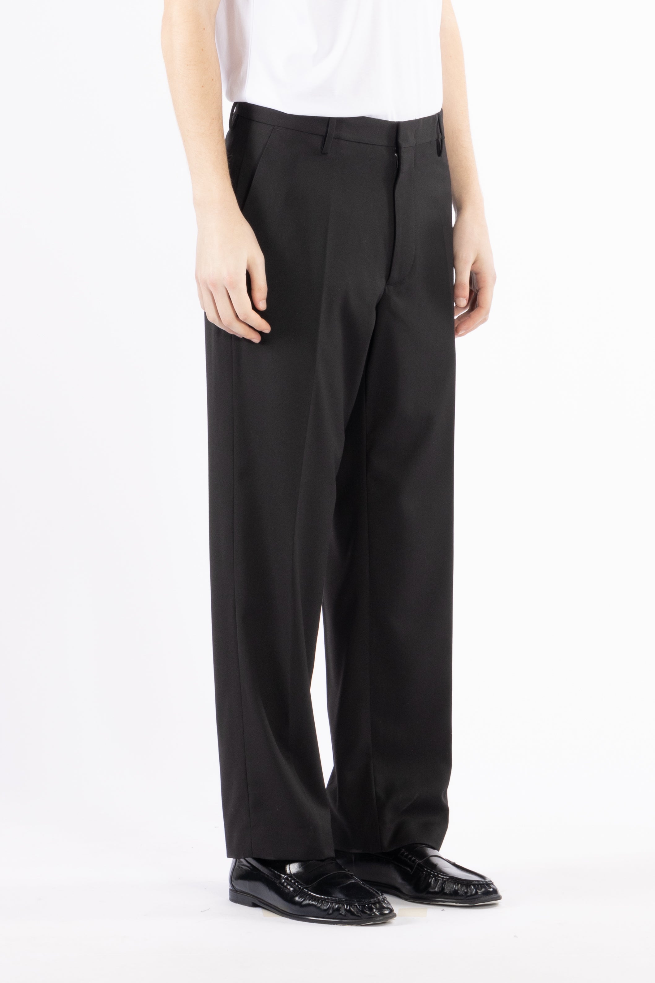 Pantalone gamba dritta - Nero