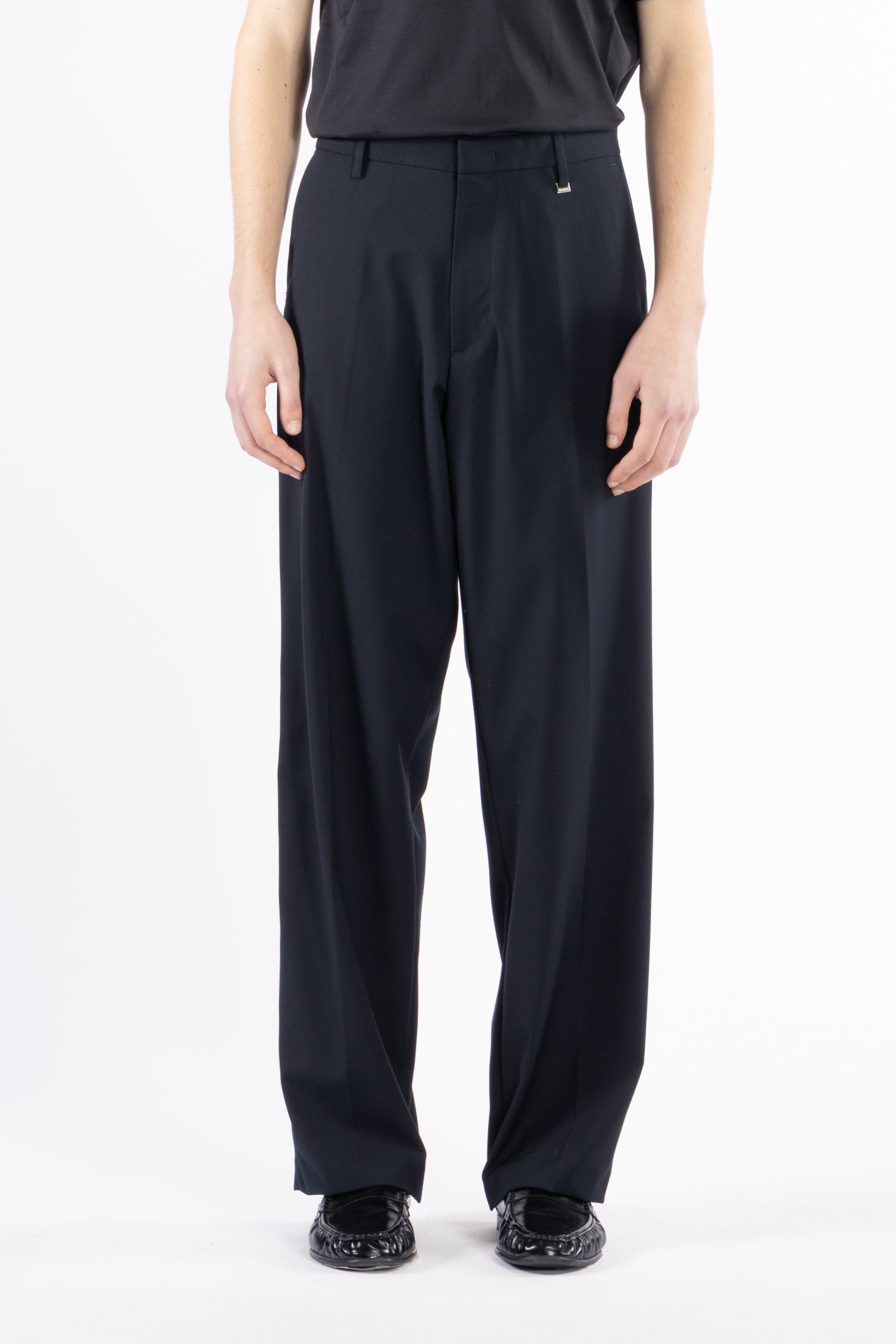 Pantalone fondo ampio - Blu