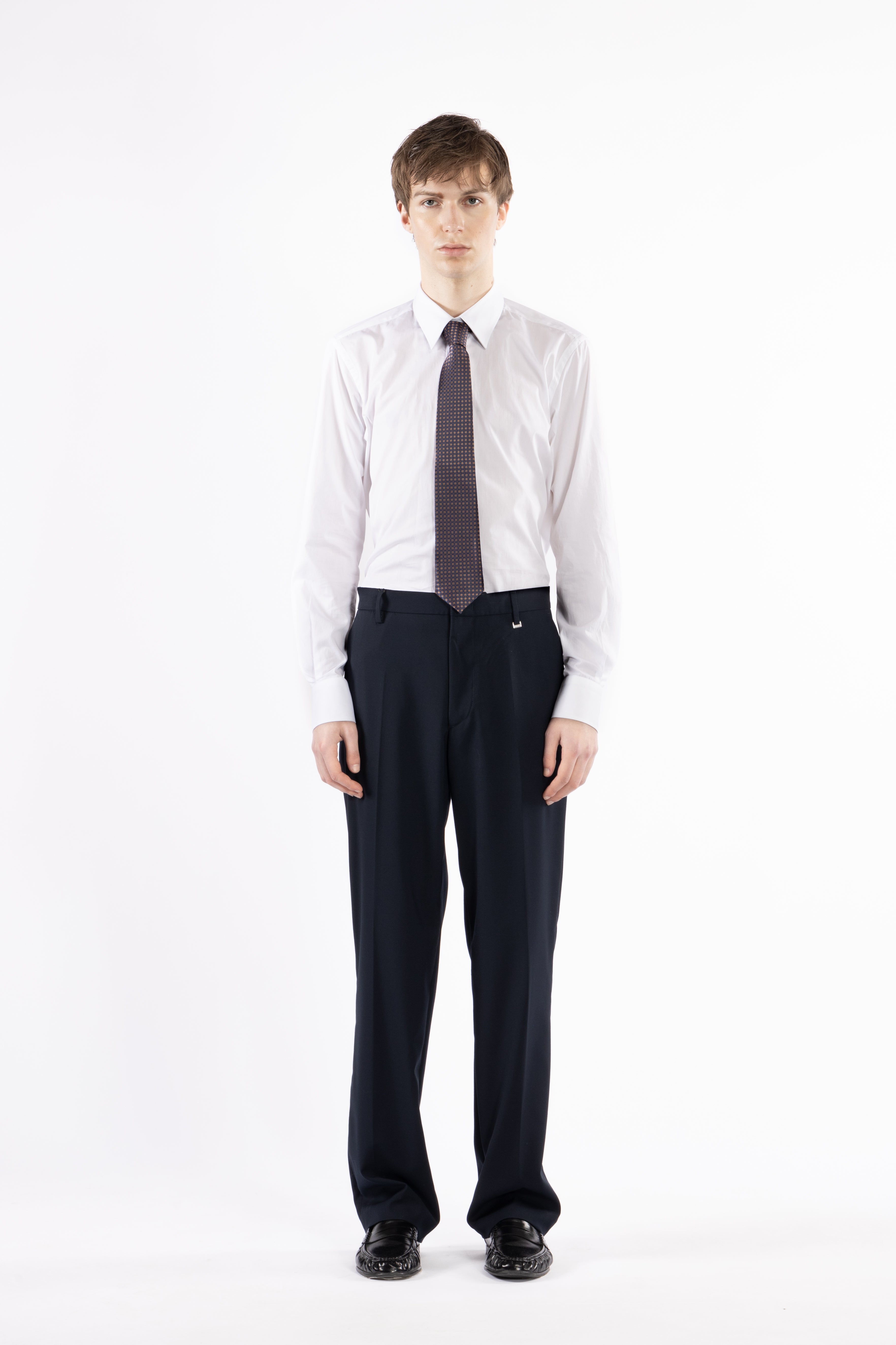 Pantalone gamba dritta - Blu