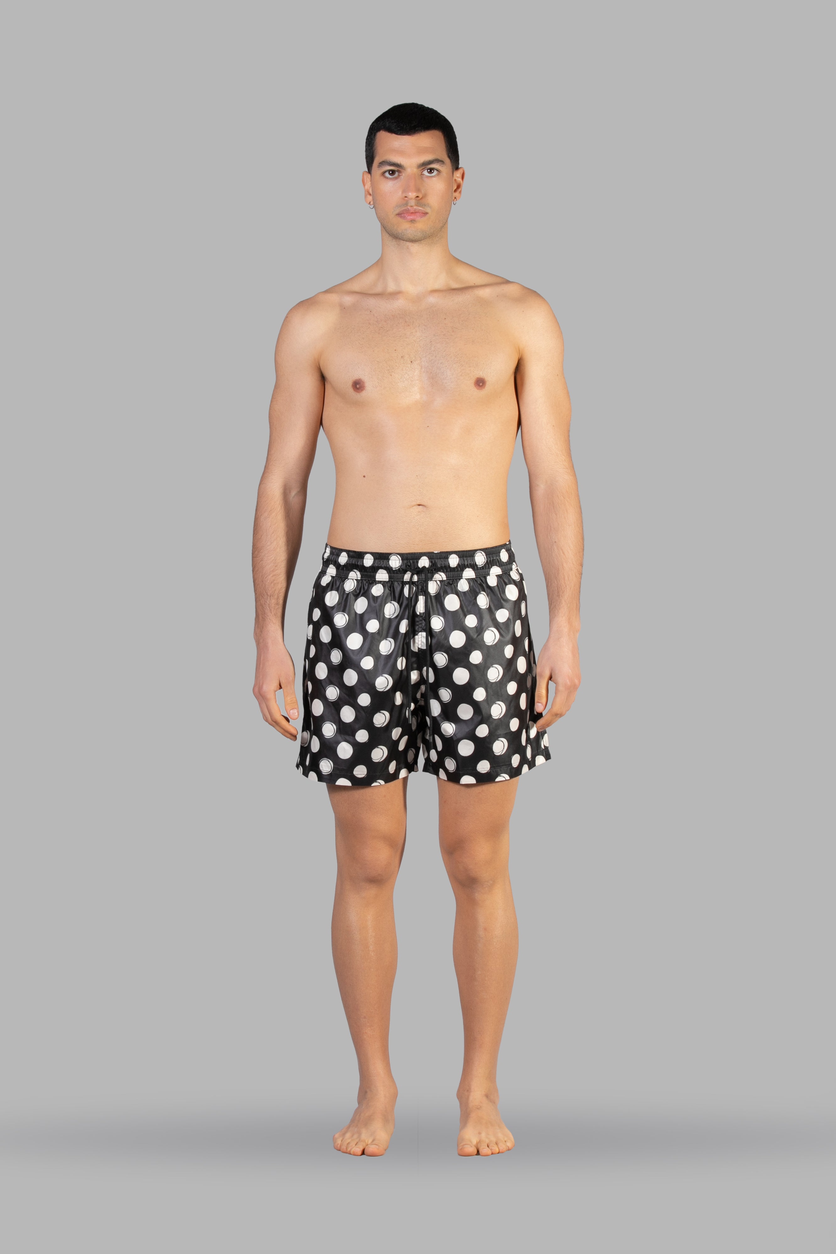 Costume with polka dot print