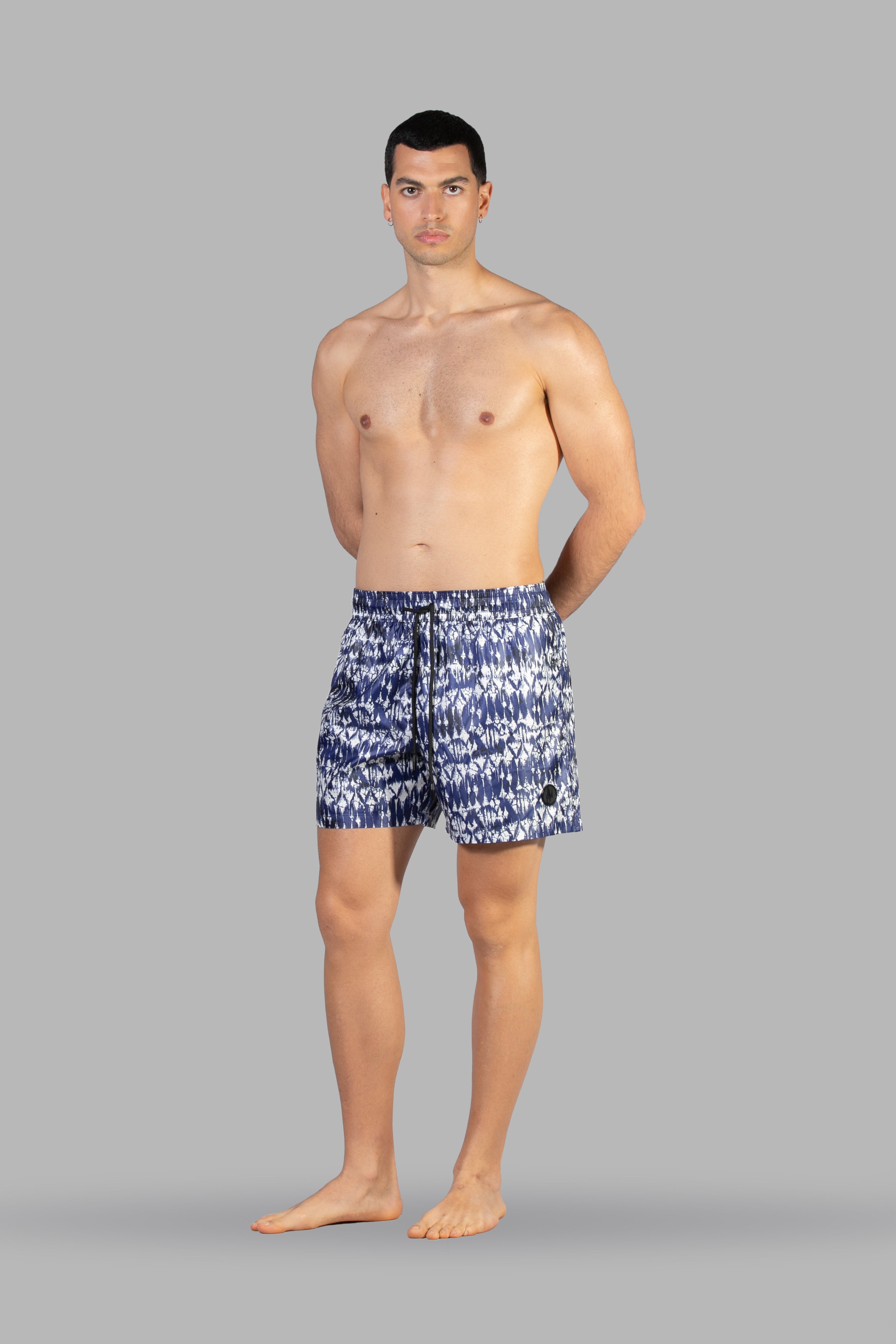 Costume with ethnic print