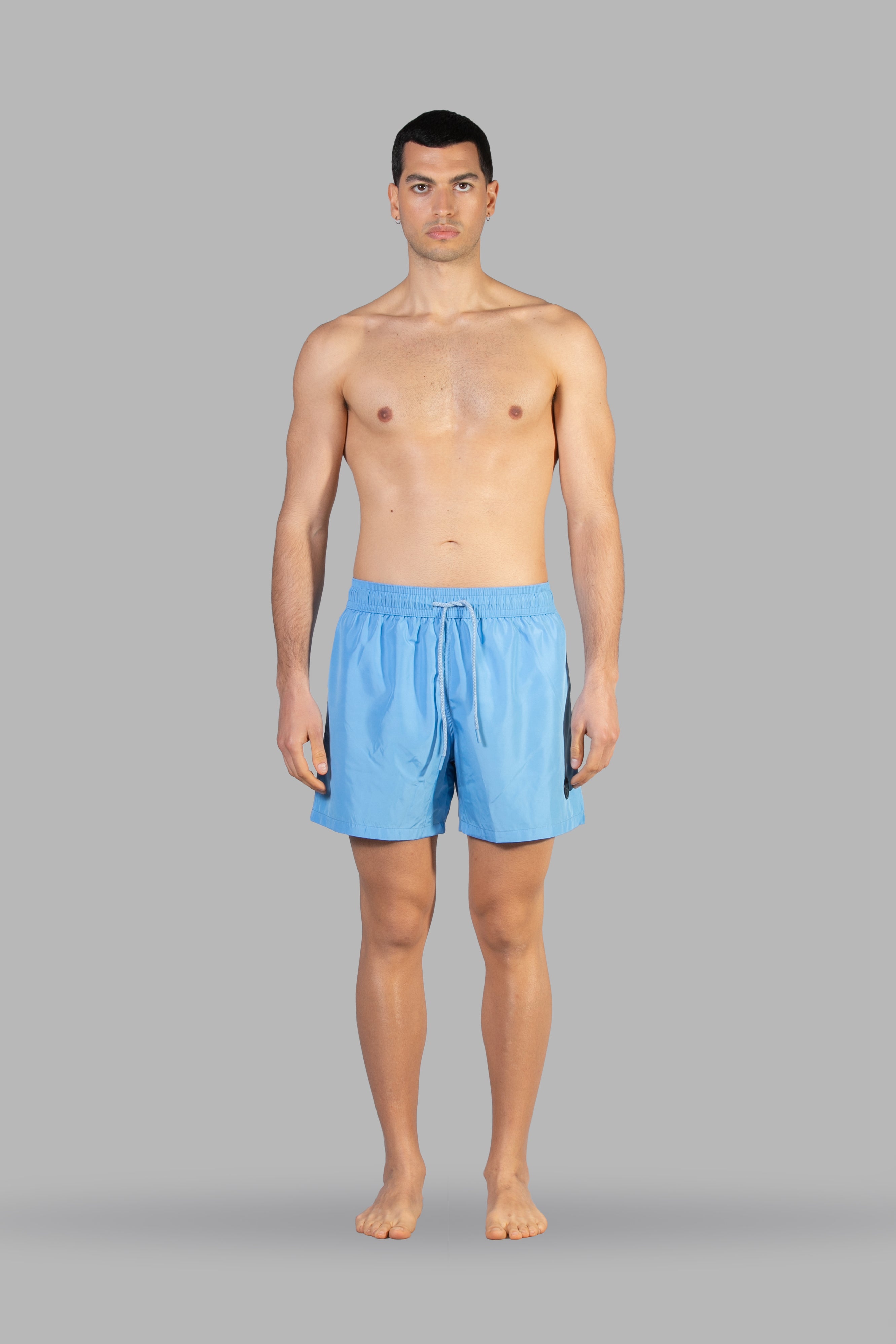 Solid color swimsuit - light blue