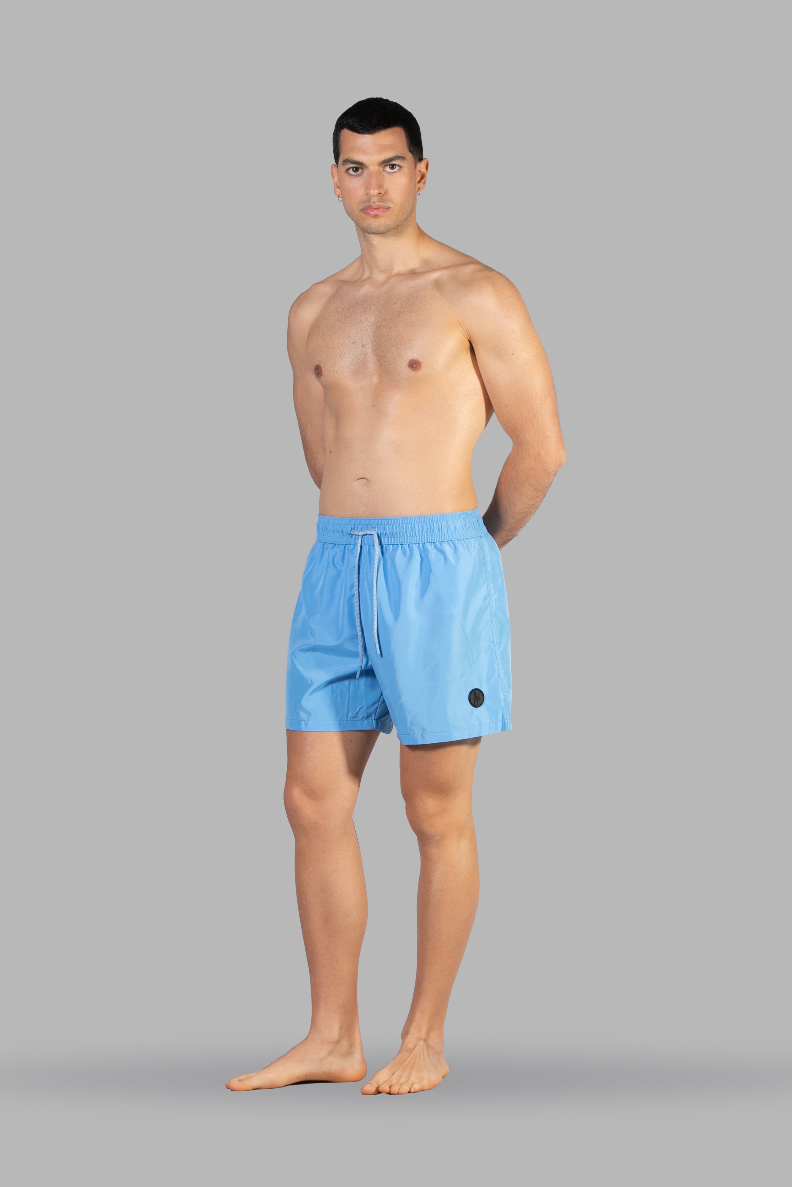 Solid color swimsuit - light blue
