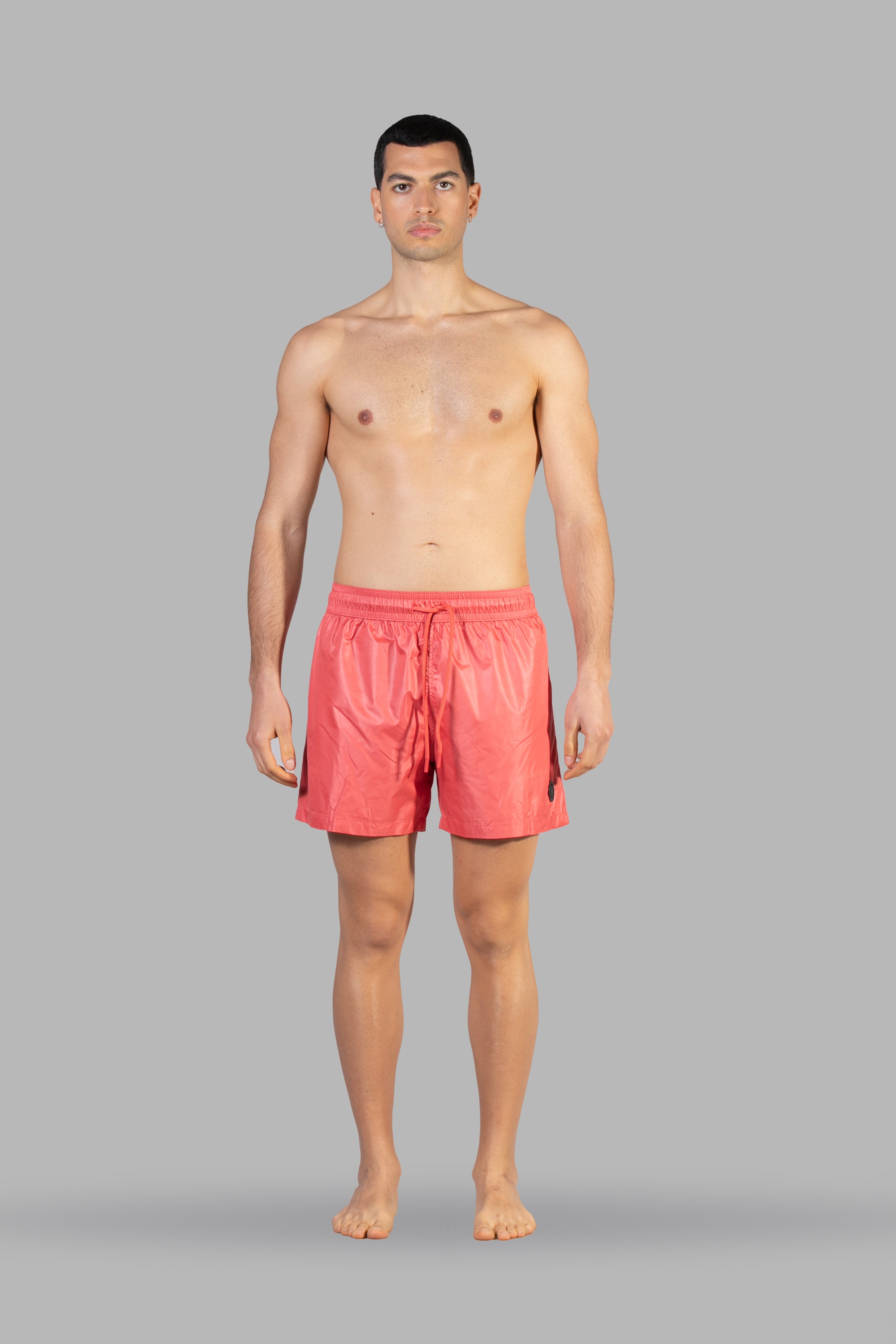 Solid Color Swimsuit - Coral