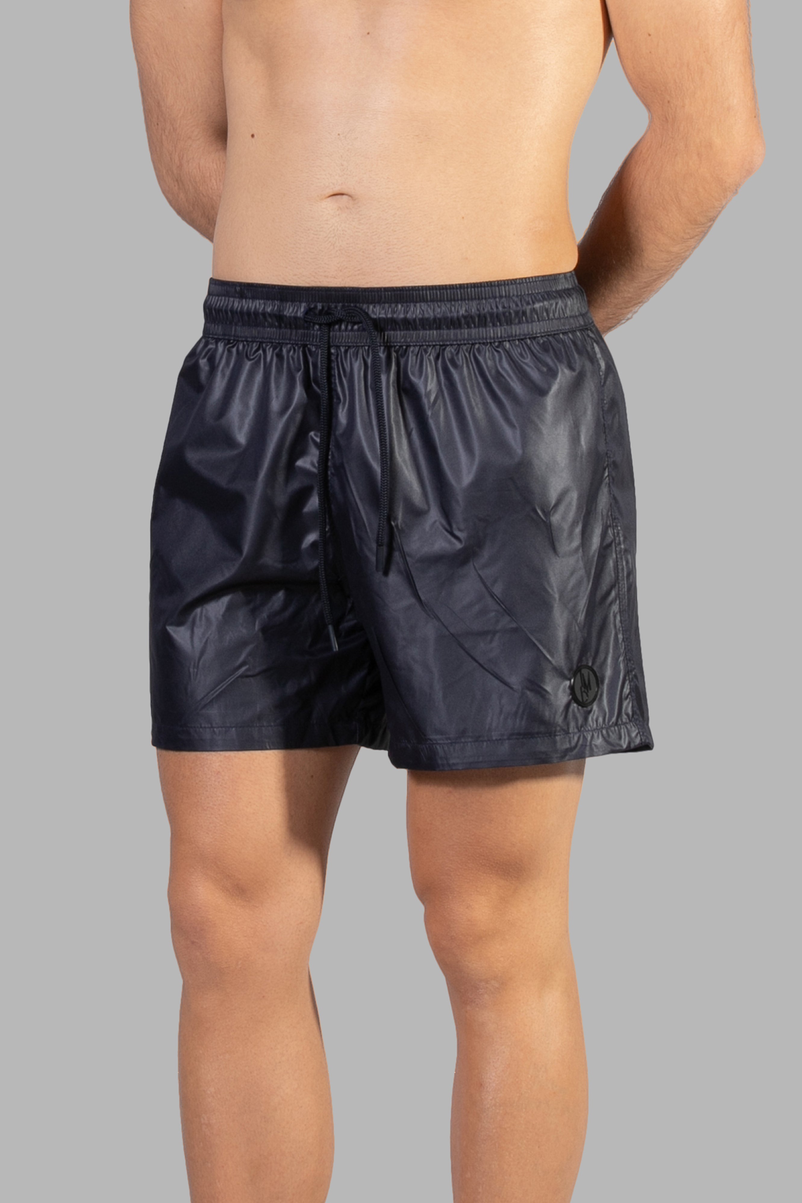 Solid Color Swimsuit - Blue