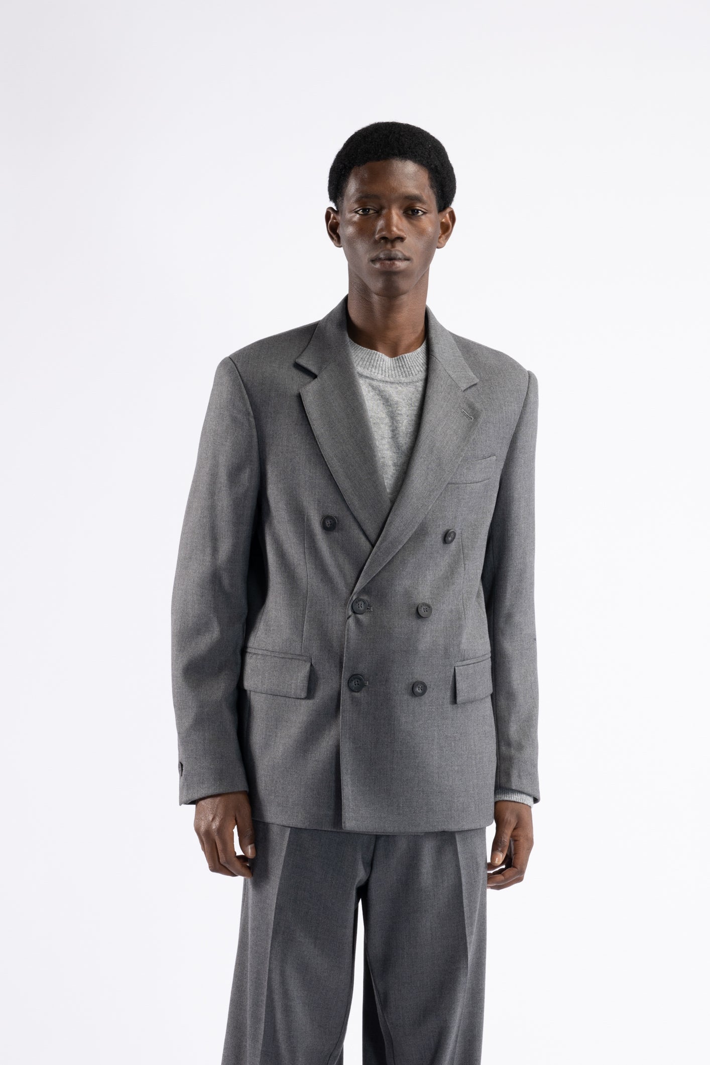 Giacca da completo doppiopetto - Grigio