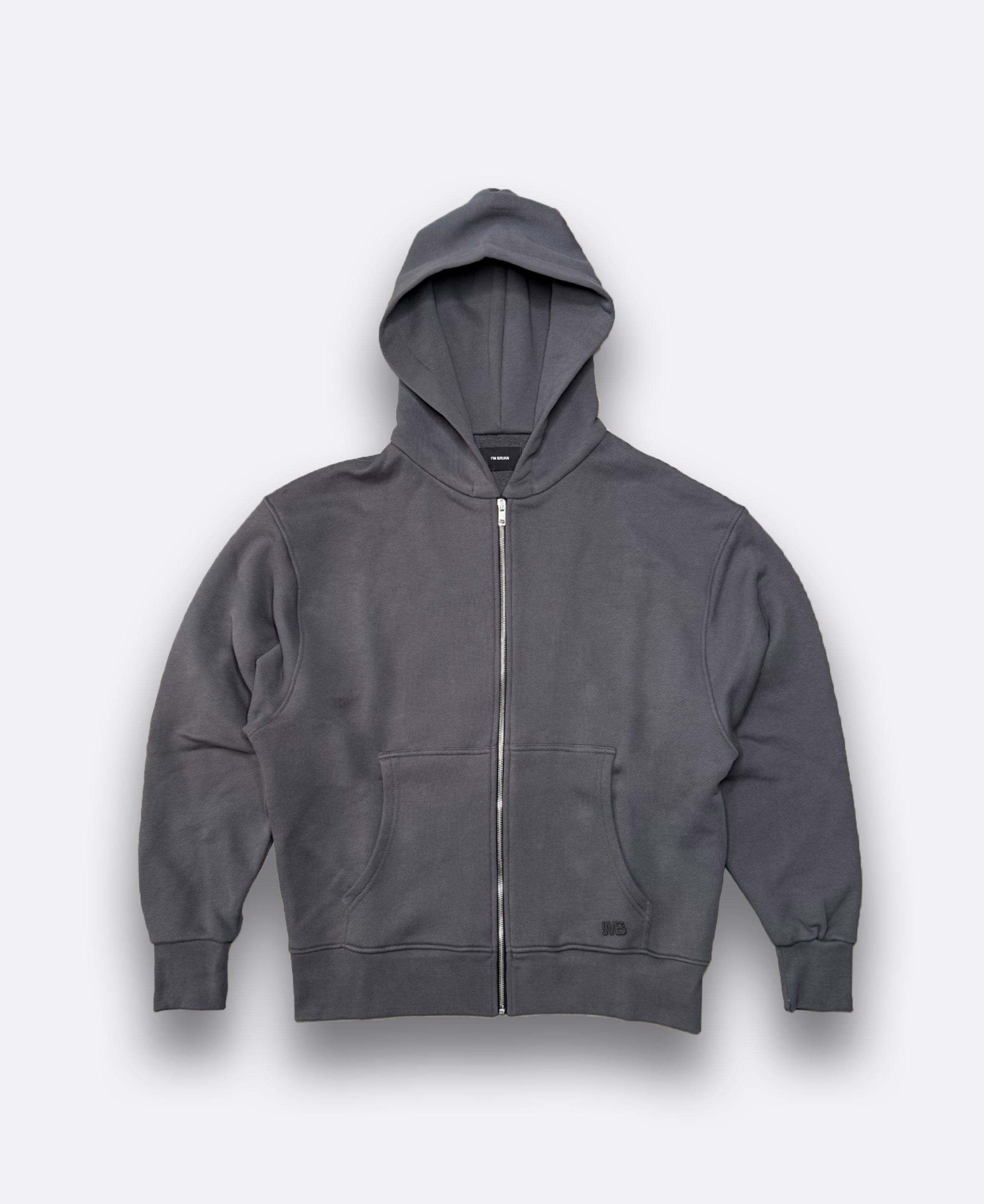 Felpa oversize in cotone 450gr - Piombo