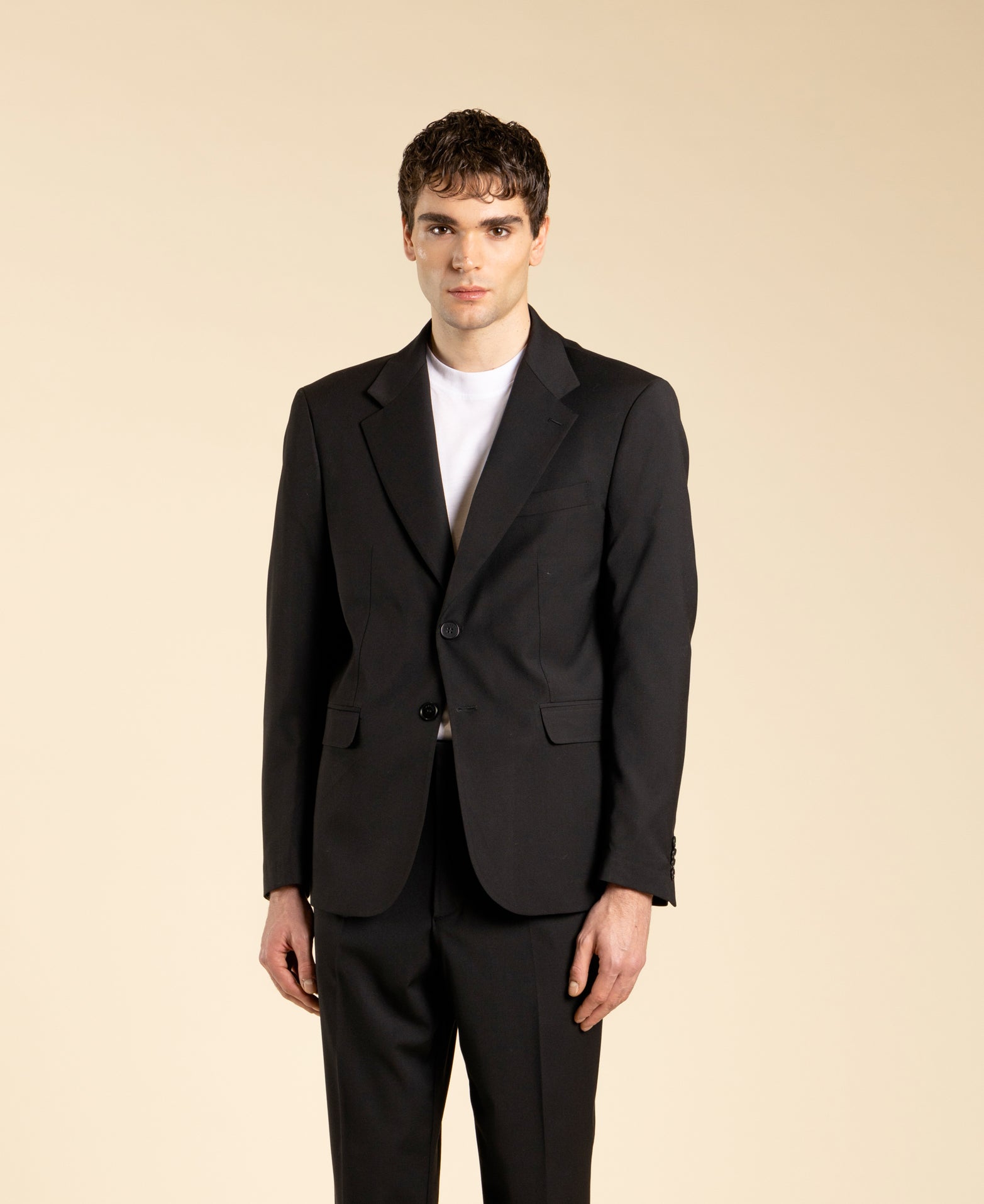 Single-breasted jacket - Black