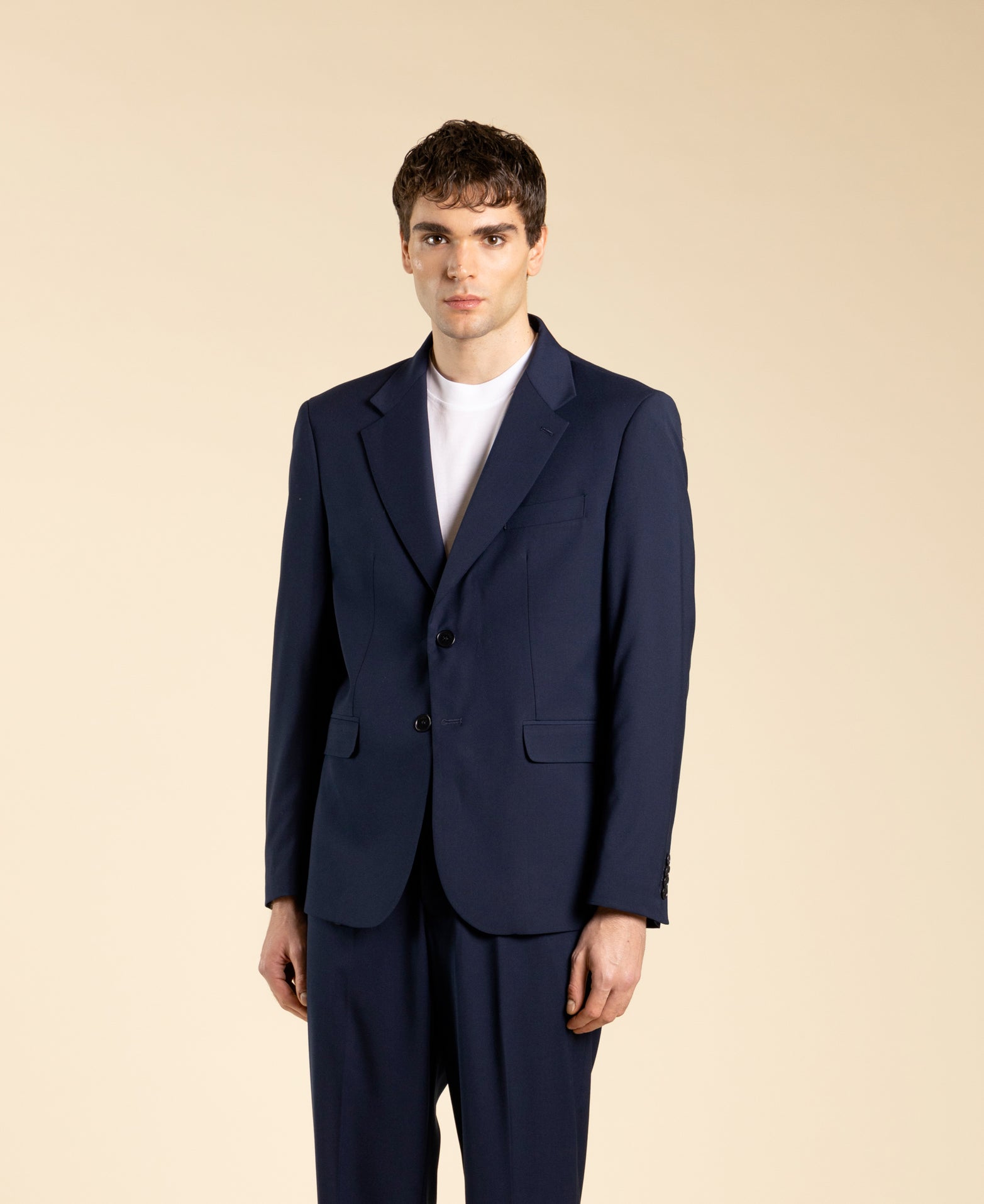 Single-breasted jacket - Blue
