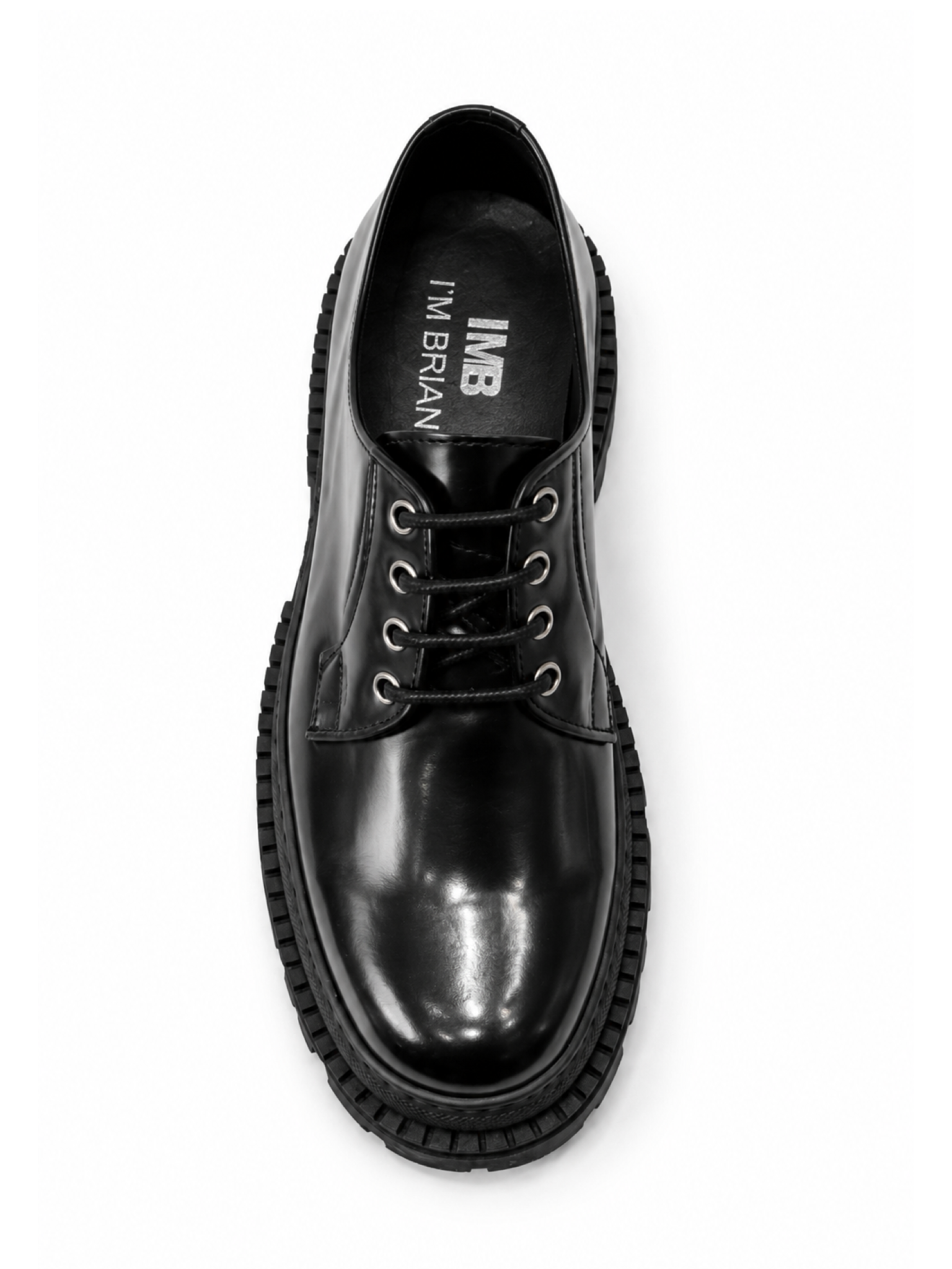 Leather Loafers with Strap - Black